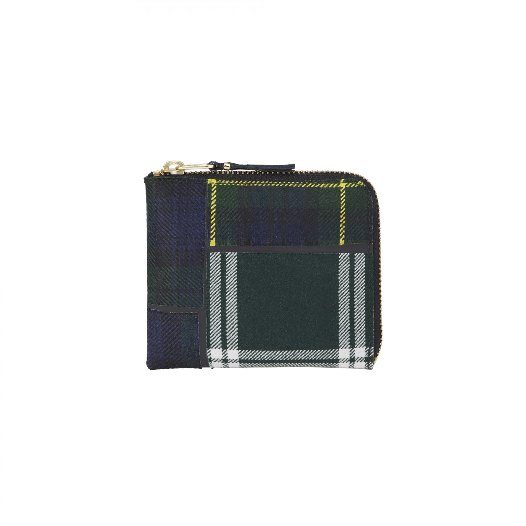 Tartan Patchwork Group Wallet Green 3100TPG