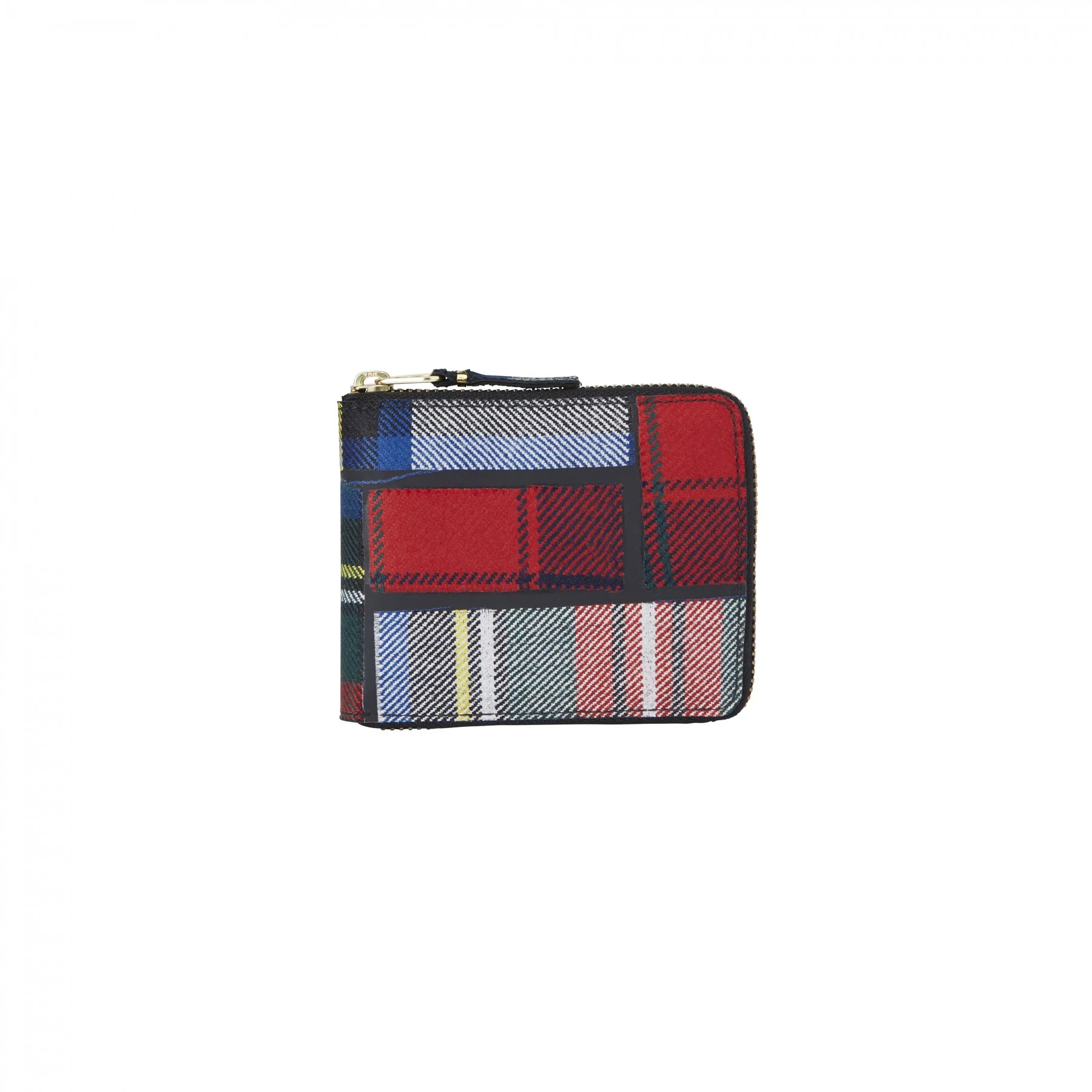 Tartan Patchwork Group Wallet Red 7100TPATCHR