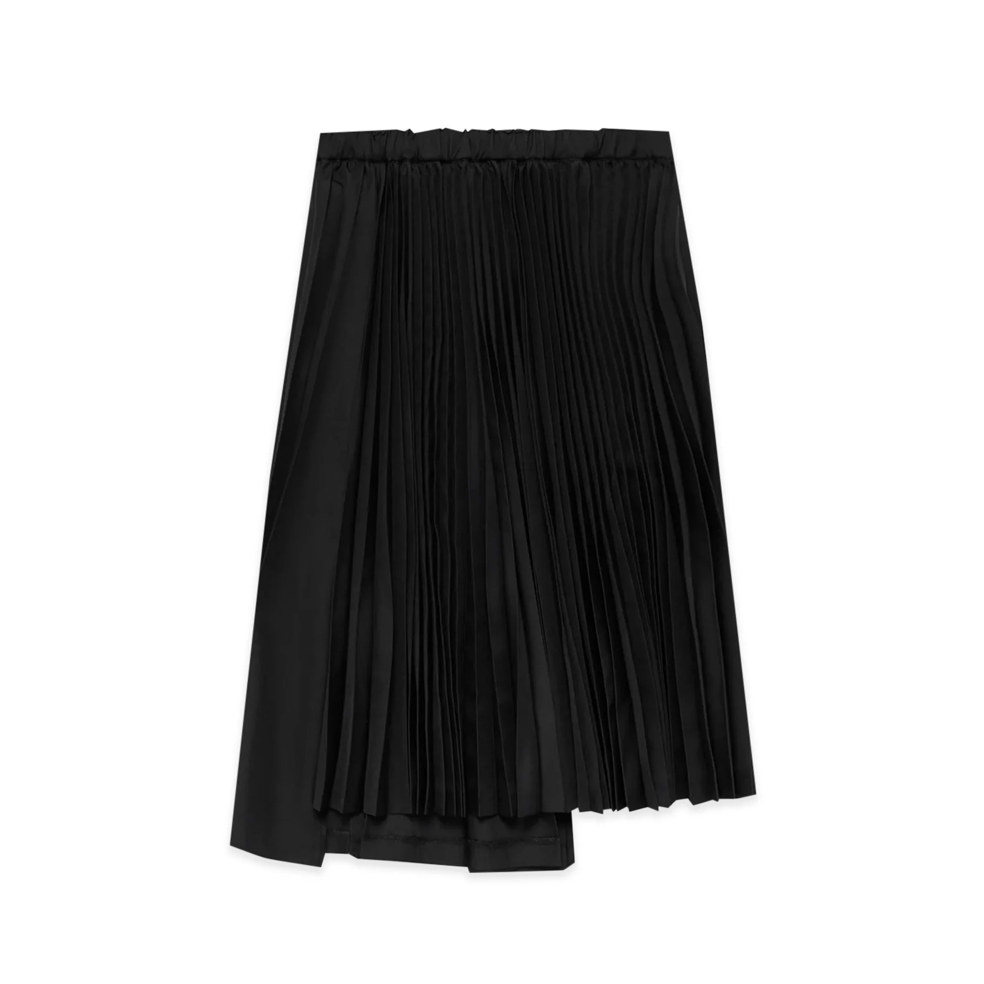 Asymmetric Accordion Pleat Skirt