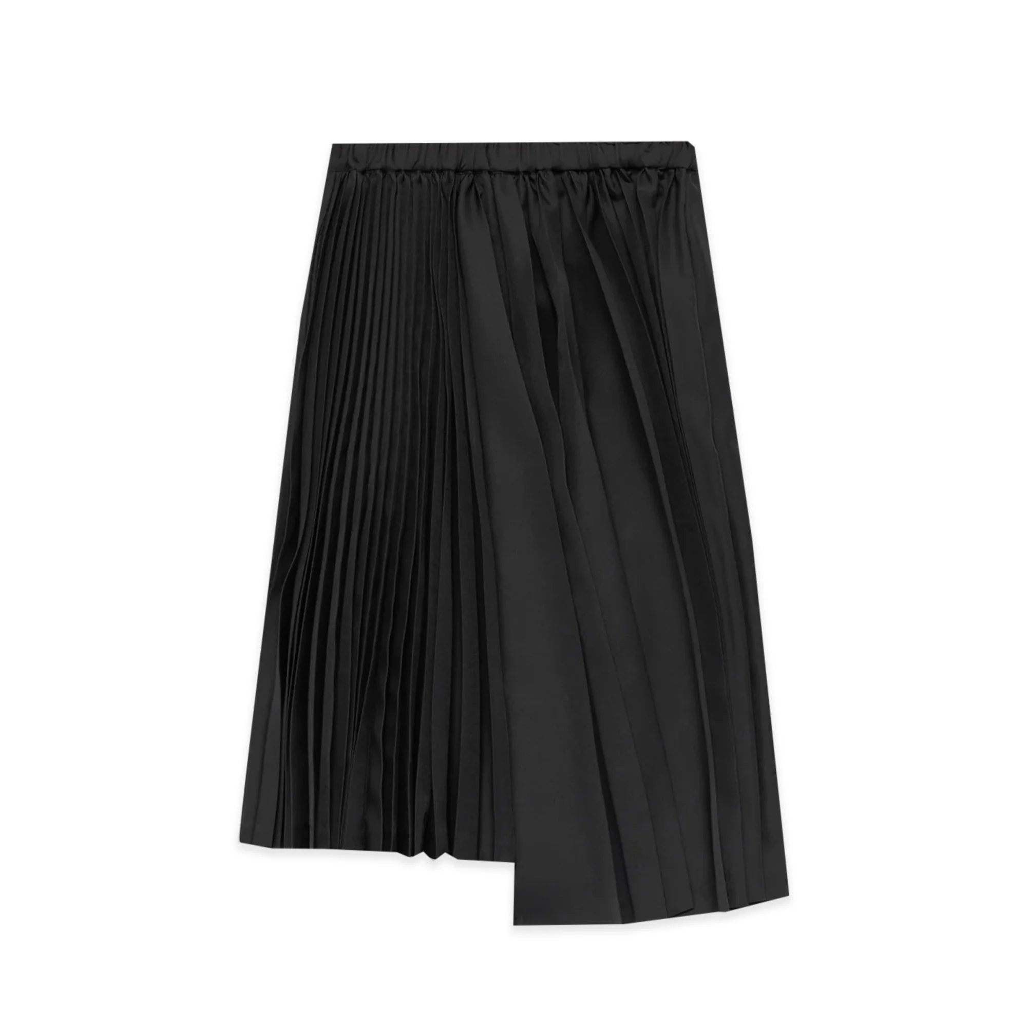 Asymmetric Accordion Pleat Skirt - Image 2