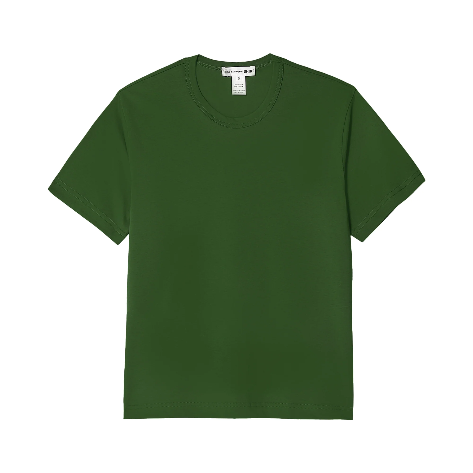 Basic Neck Logo S/S T-Shirt Green