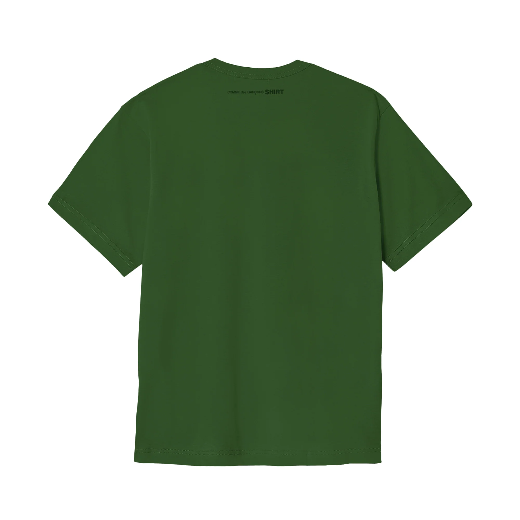 Basic Neck Logo S/S T-Shirt Green - Image 2
