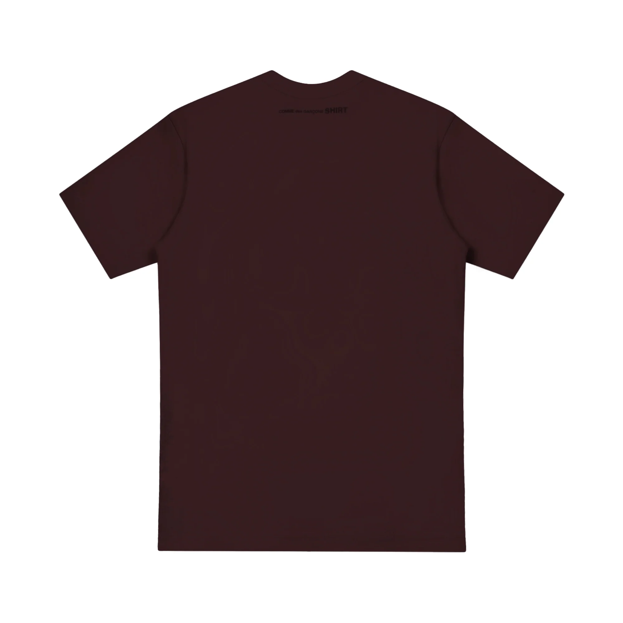 Basic Neck Logo S/S T-Shirt Maroon - Image 2