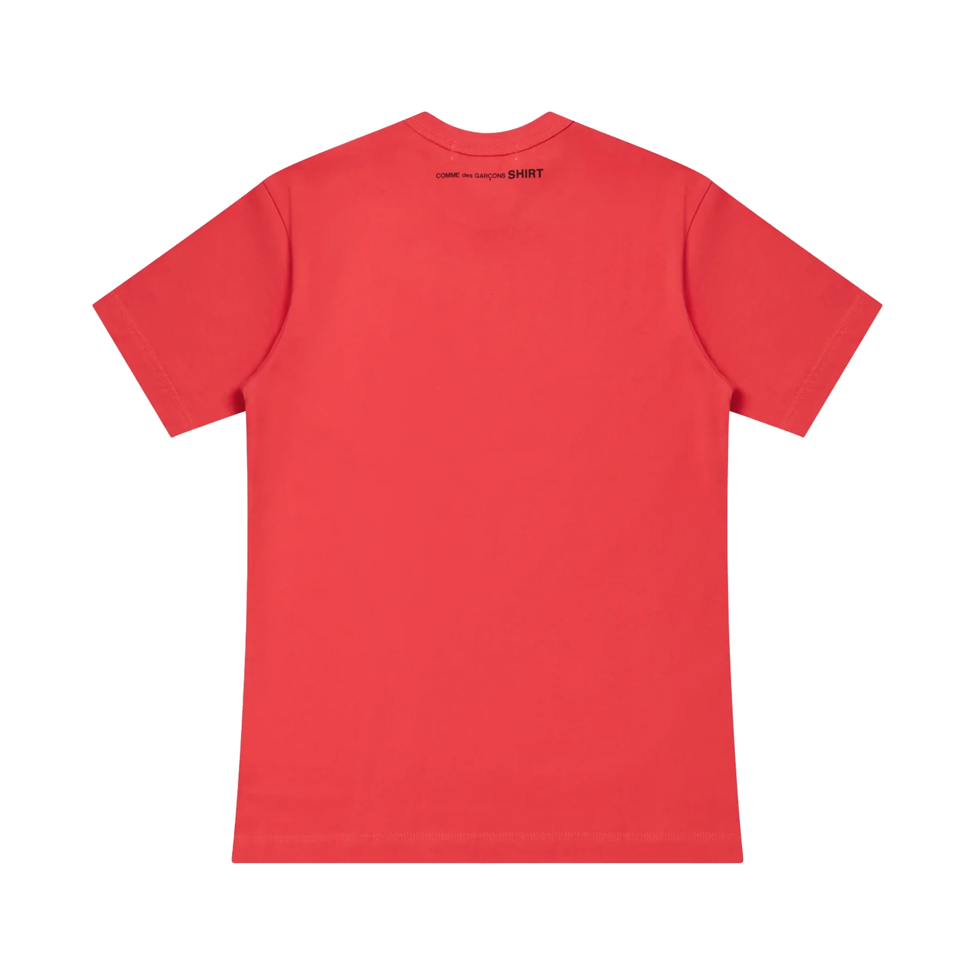 Basic Neck Logo S/S T-Shirt Red - Image 2