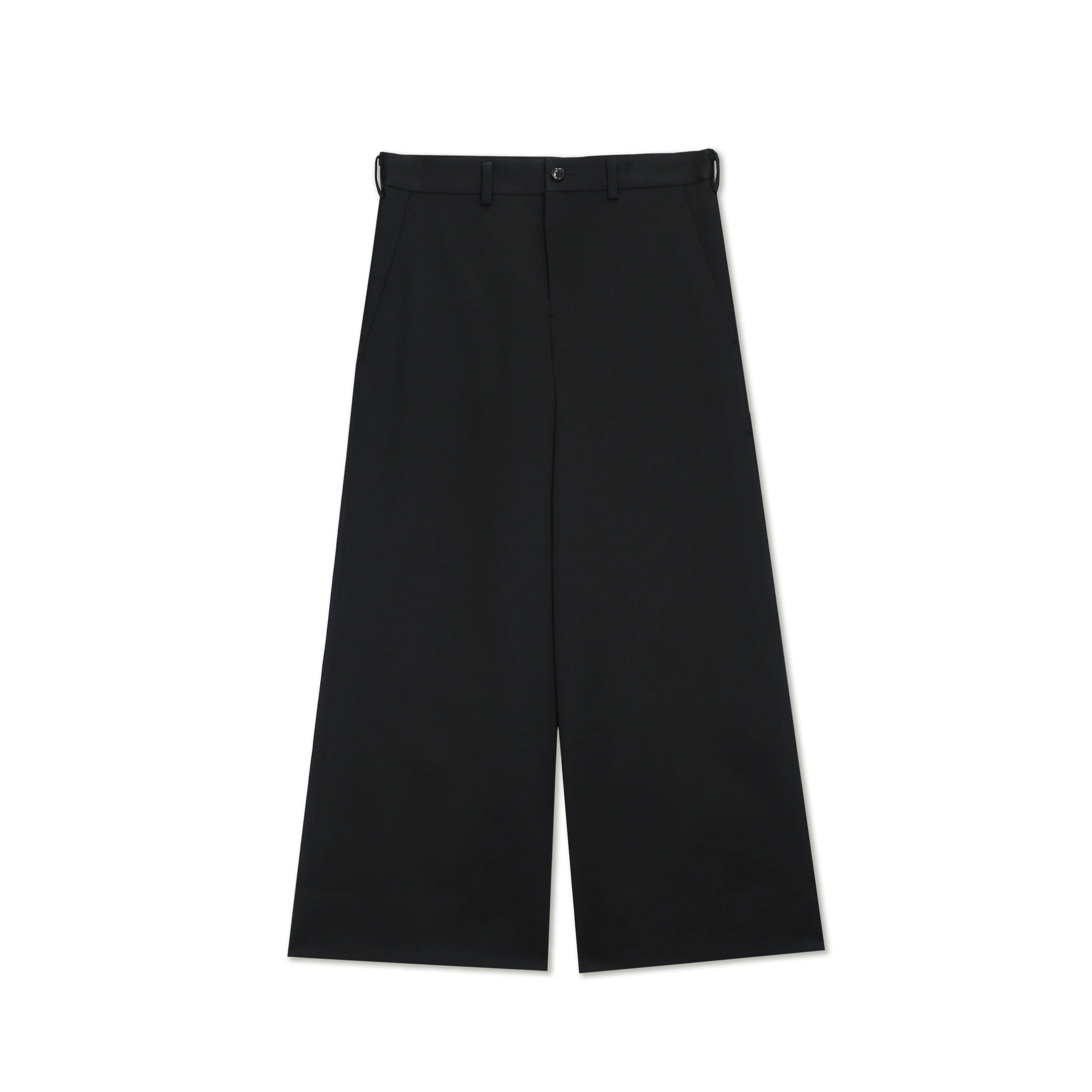 Black Acetate Poly Pant