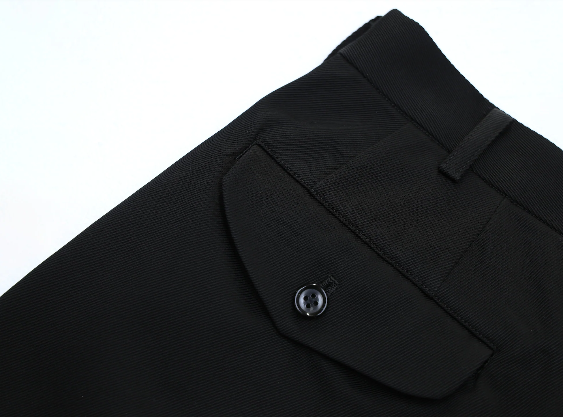 Black Acetate Poly Pant - Image 2