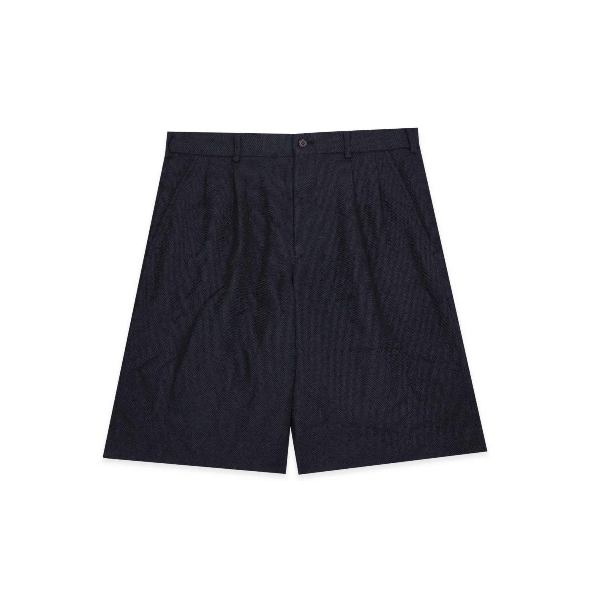 Black Basket Weave Shorts