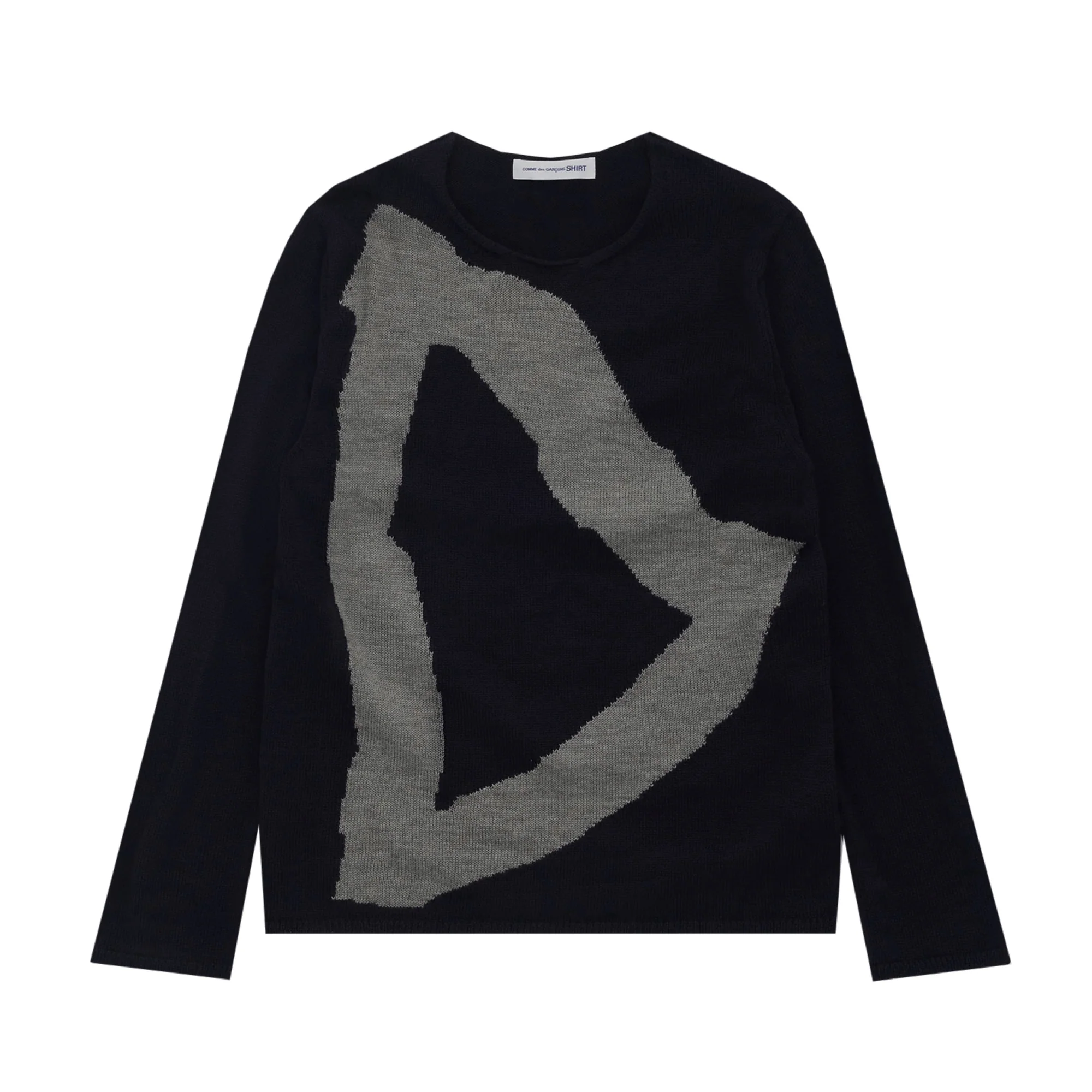 Black/Grey Loop Graphic Knit