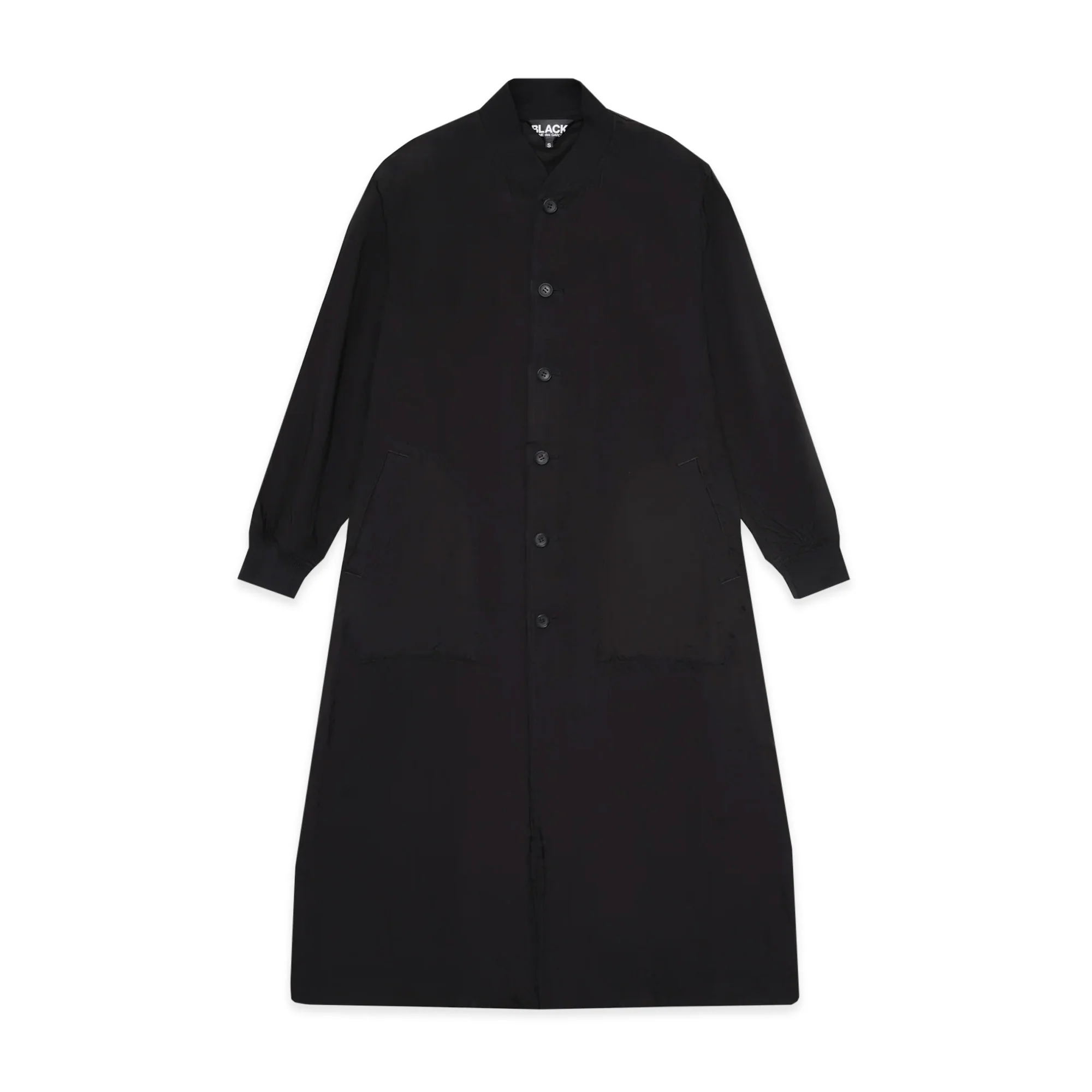 Black Long Cupro Coat