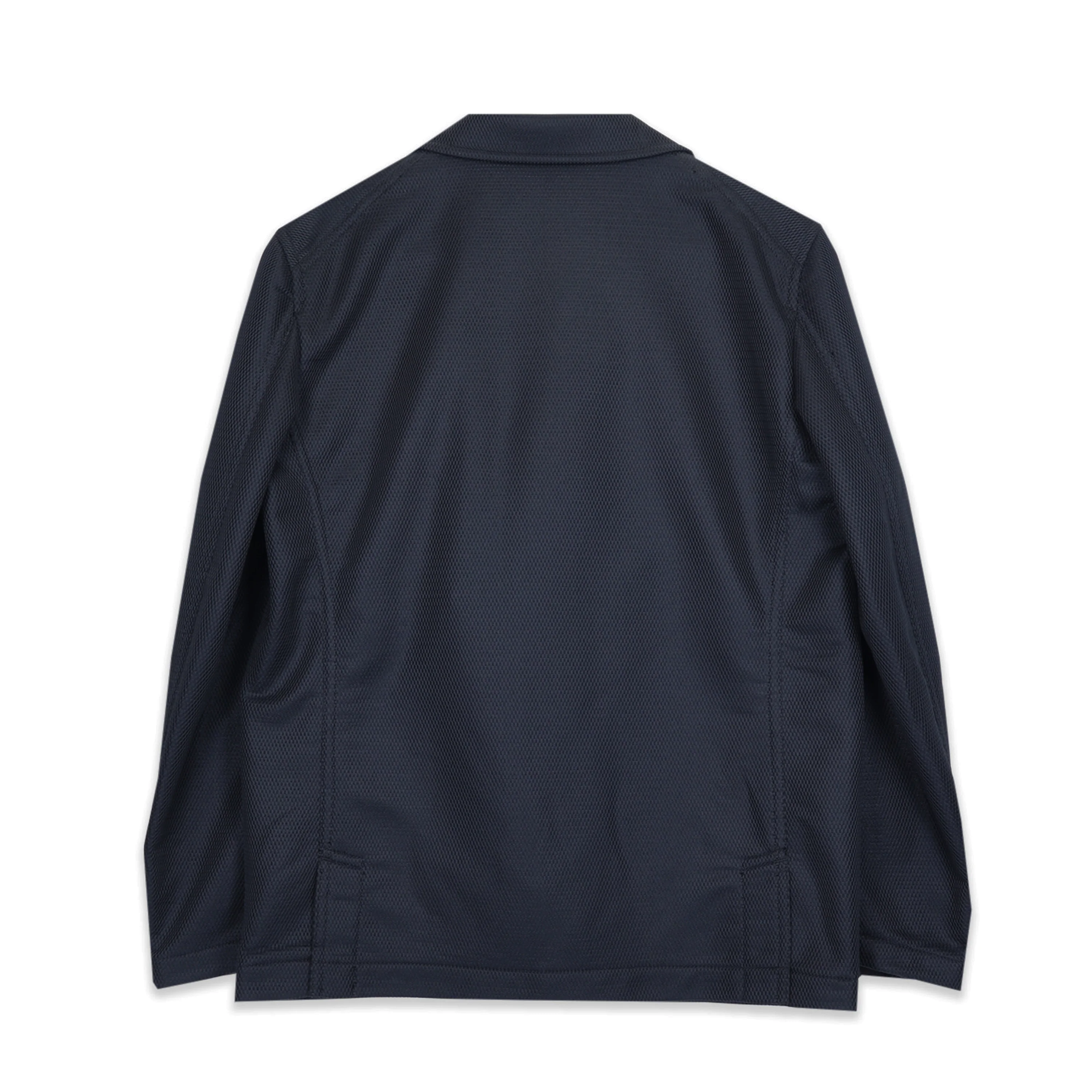 Black Mesh Drawstring Jacket - Image 2