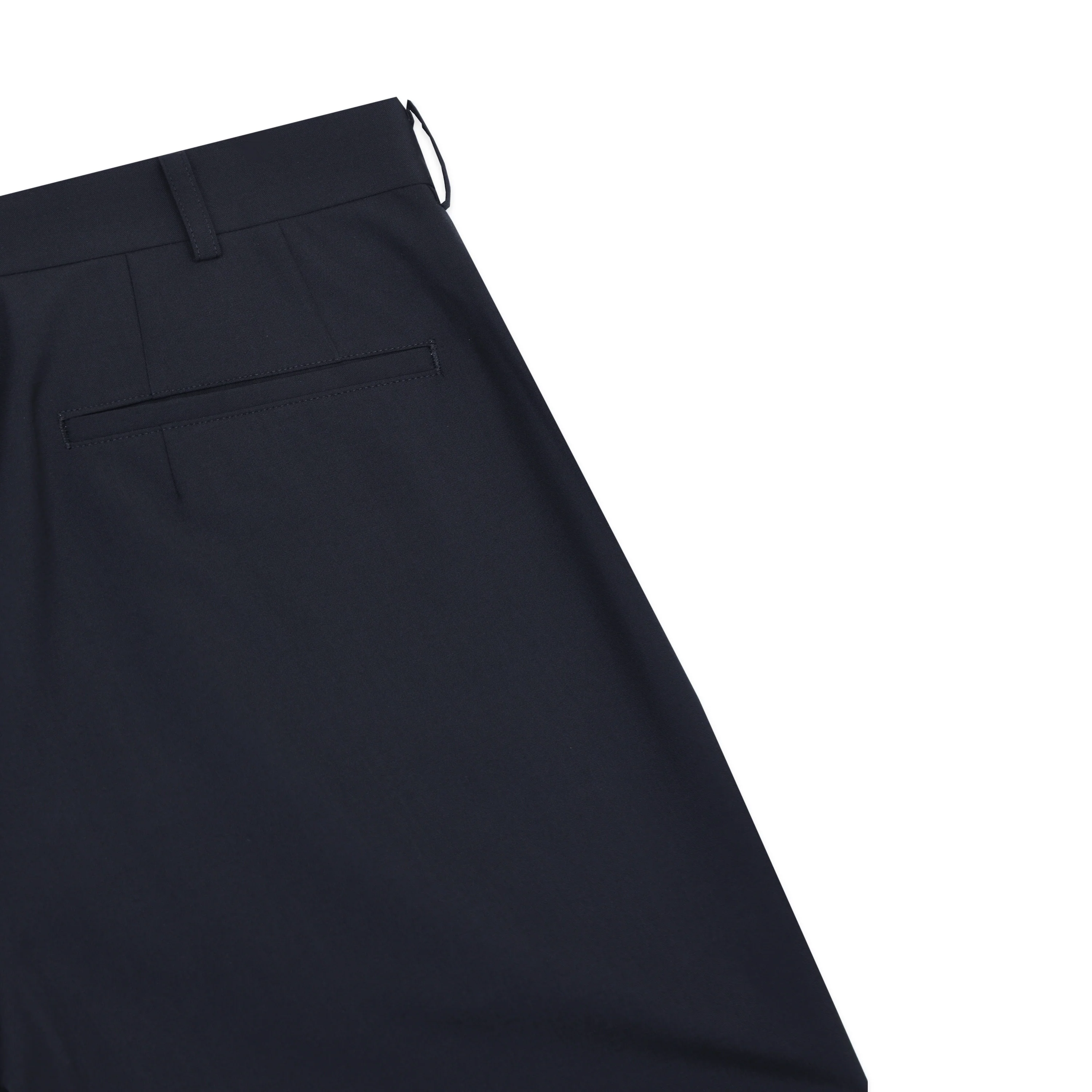 Black Pleated Tapered Leg Pant - Image 2