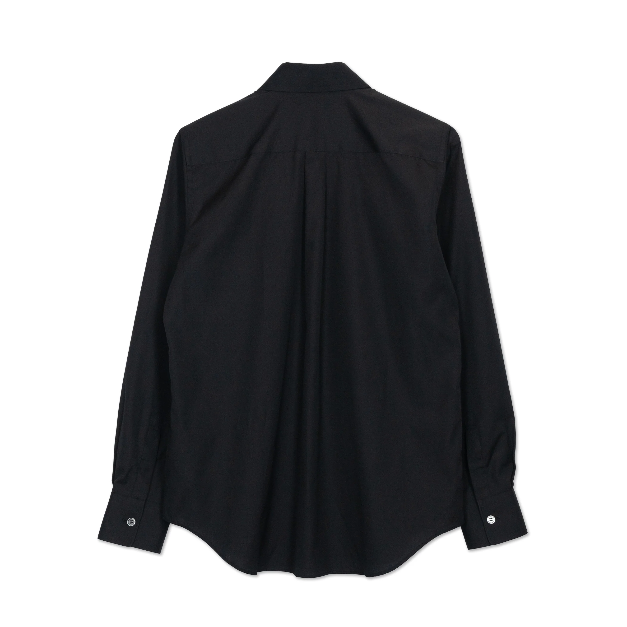 Black Point Collar Press Stud Shirt - Image 2