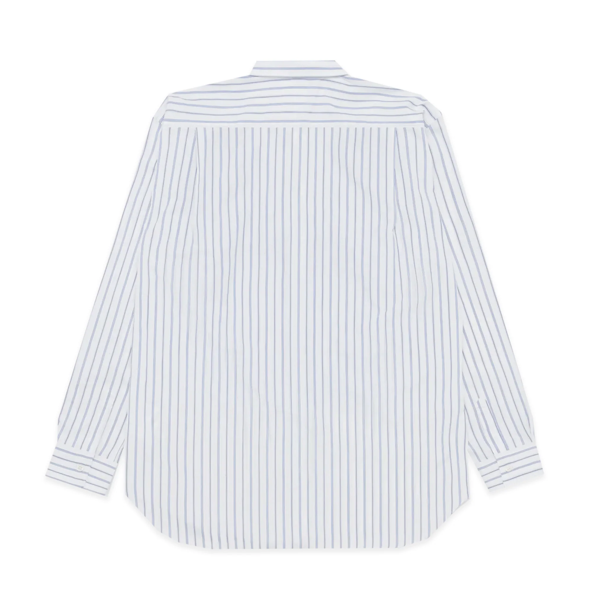 Blue x White Stripe Patchwork Shirt - Image 2