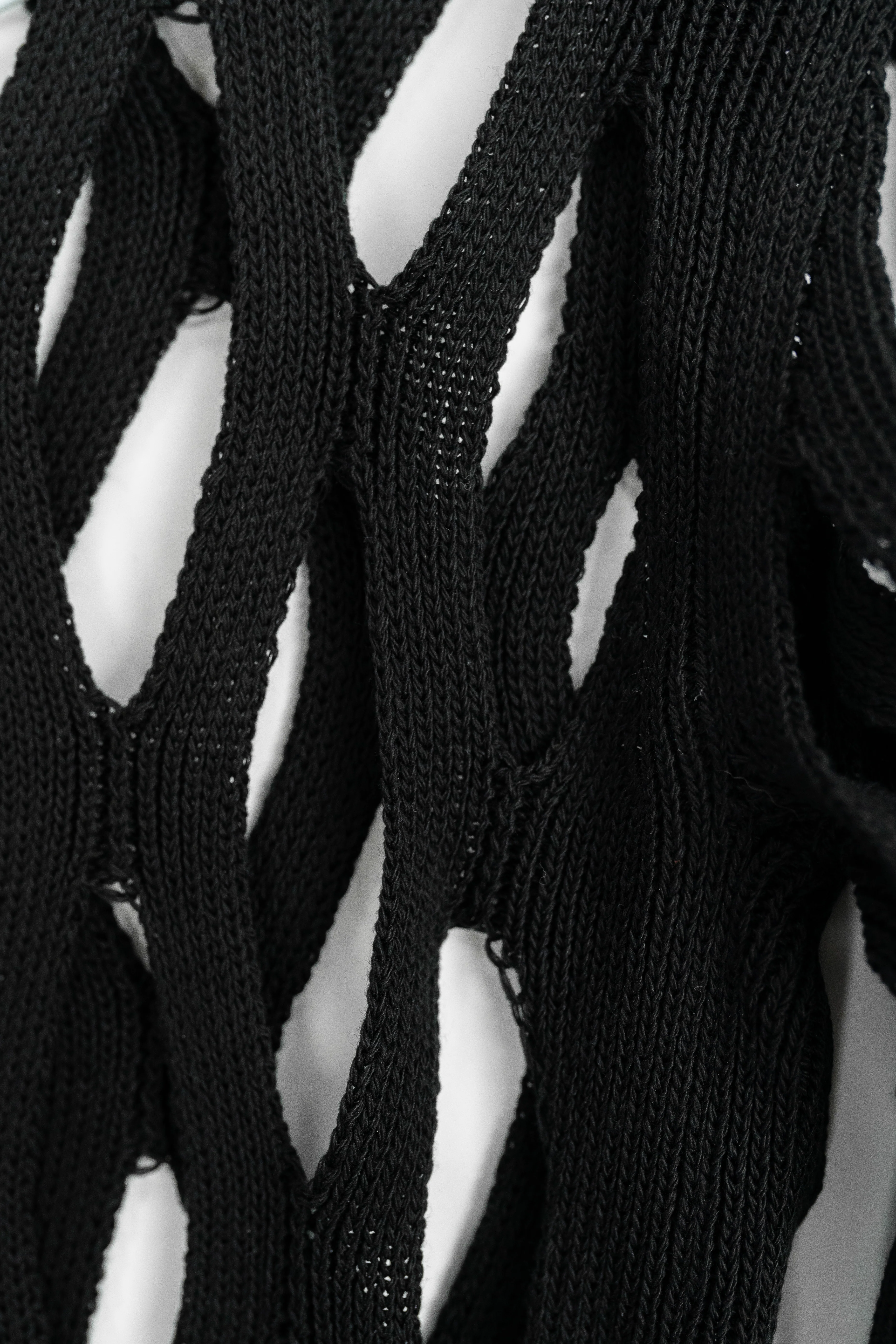 Mesh Knitted Sweater - Image 2