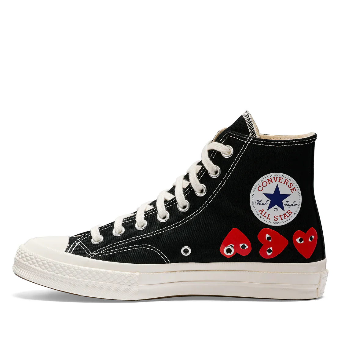 Converse Multi Red Heart High Top (Black) - Image 2