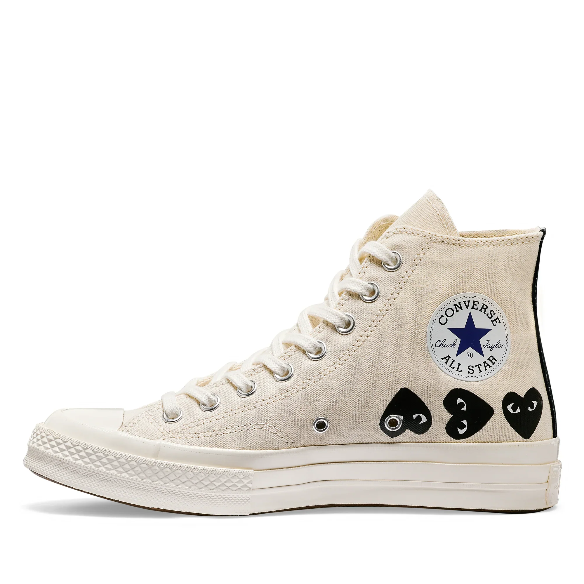 Converse Multi Black Heart High Top (White) - Image 2