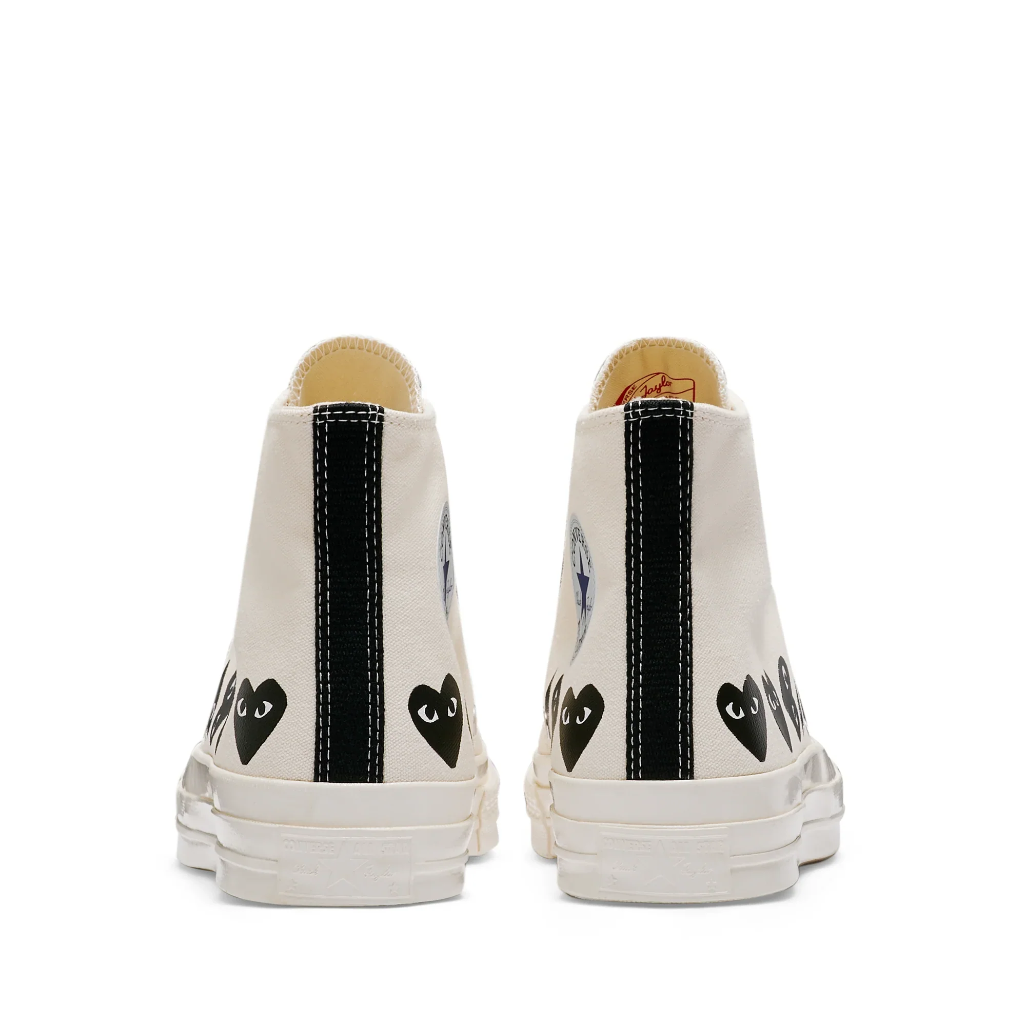 Converse Multi Black Heart High Top (White) - Image 4