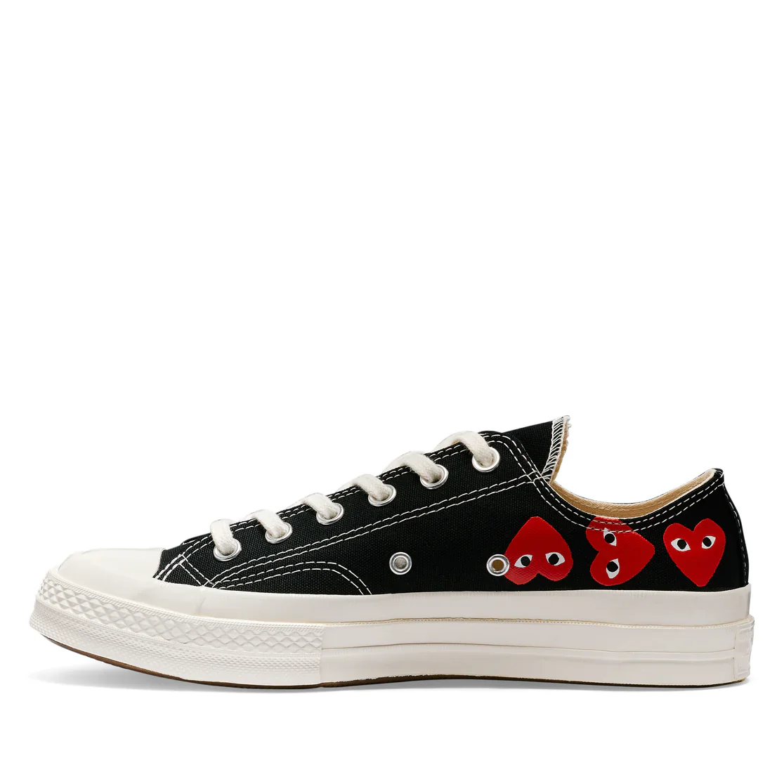 Converse Multi Red Heart Low Top (Black) - Image 2