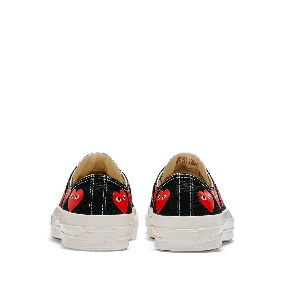 Converse Multi Red Heart Low Top (Black) - Image 4
