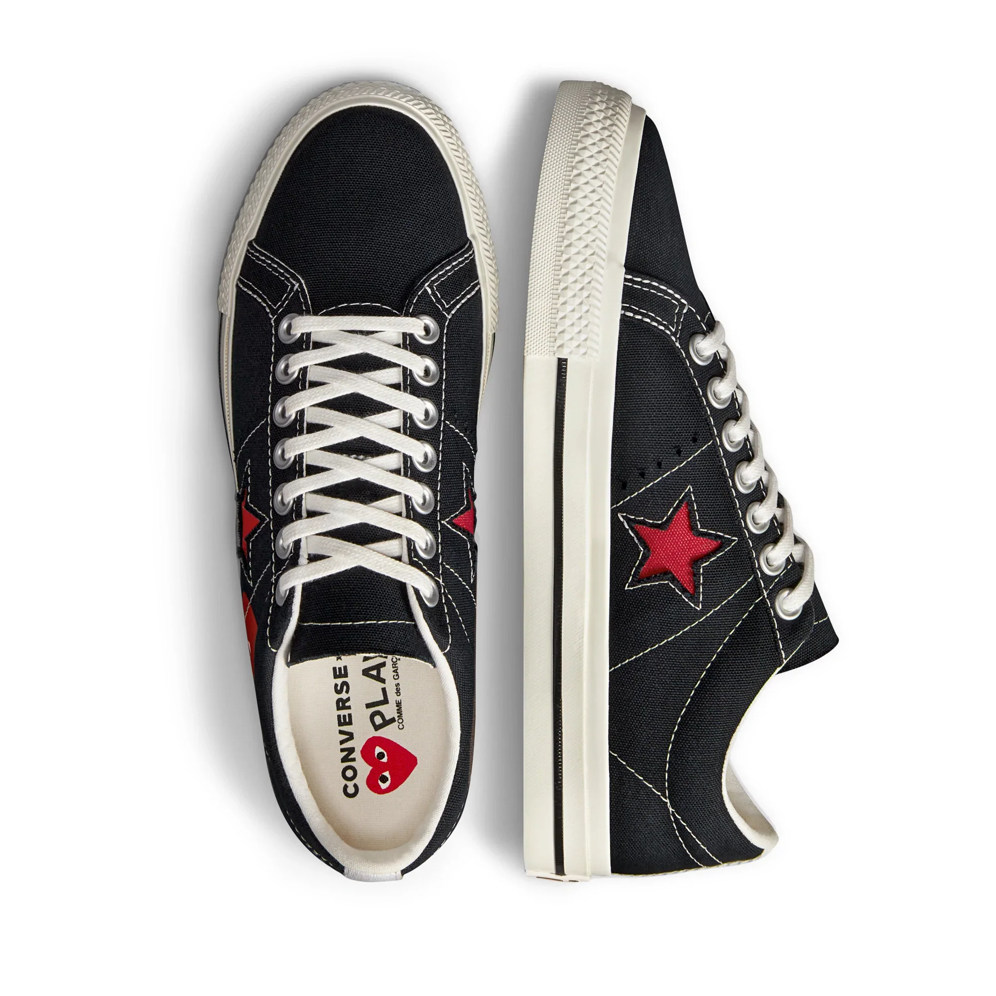 Converse One Star Low Top (Black) - Image 4