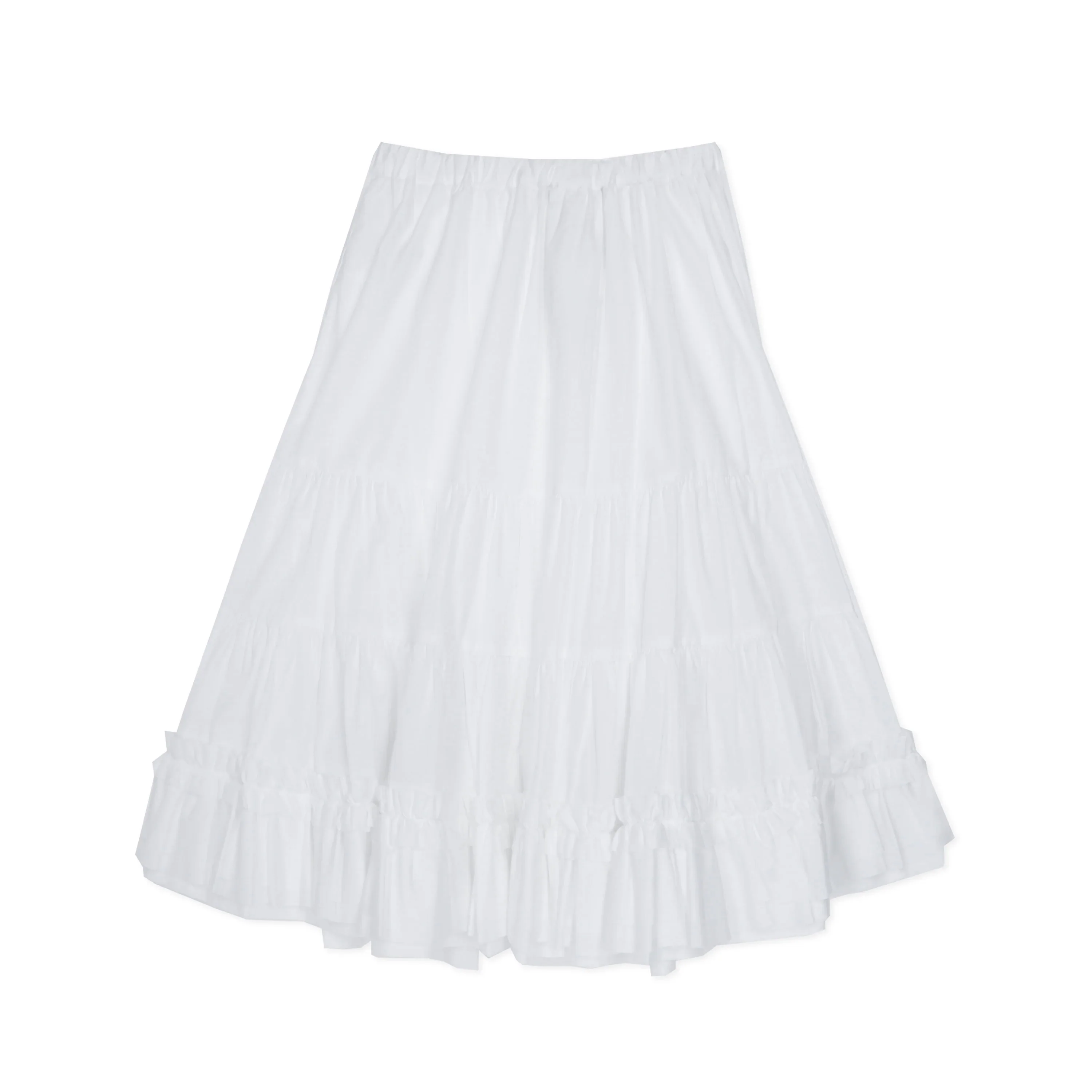 Frill Trim Hem Skirt