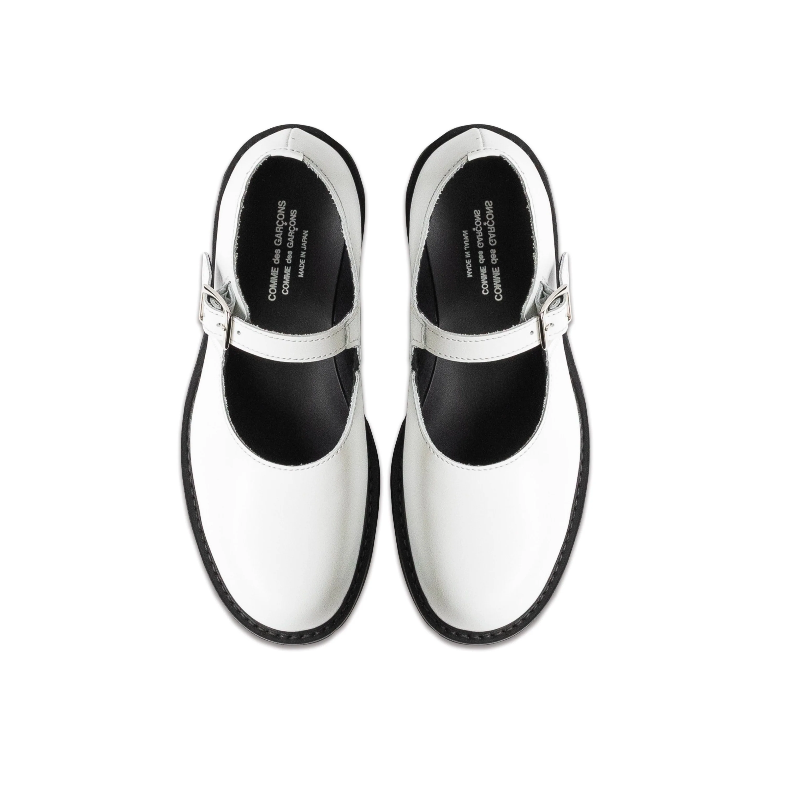 Leather Goodyear Mary Jane Shoes White - Image 4