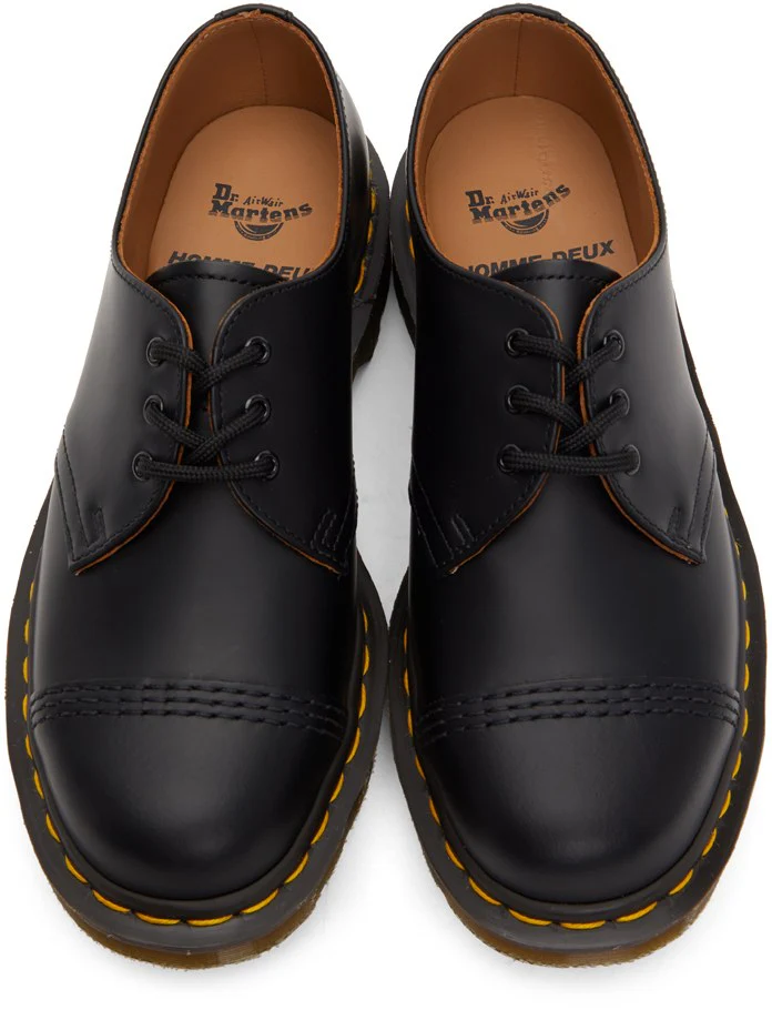 Dr Martens Top Stitched Cap Shoe - Image 5