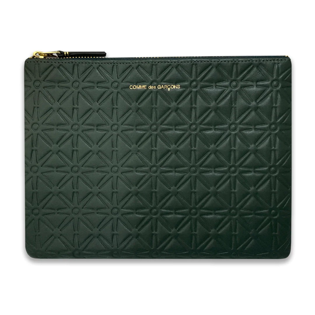Embossed Group Wallet Bottle Green 510EA