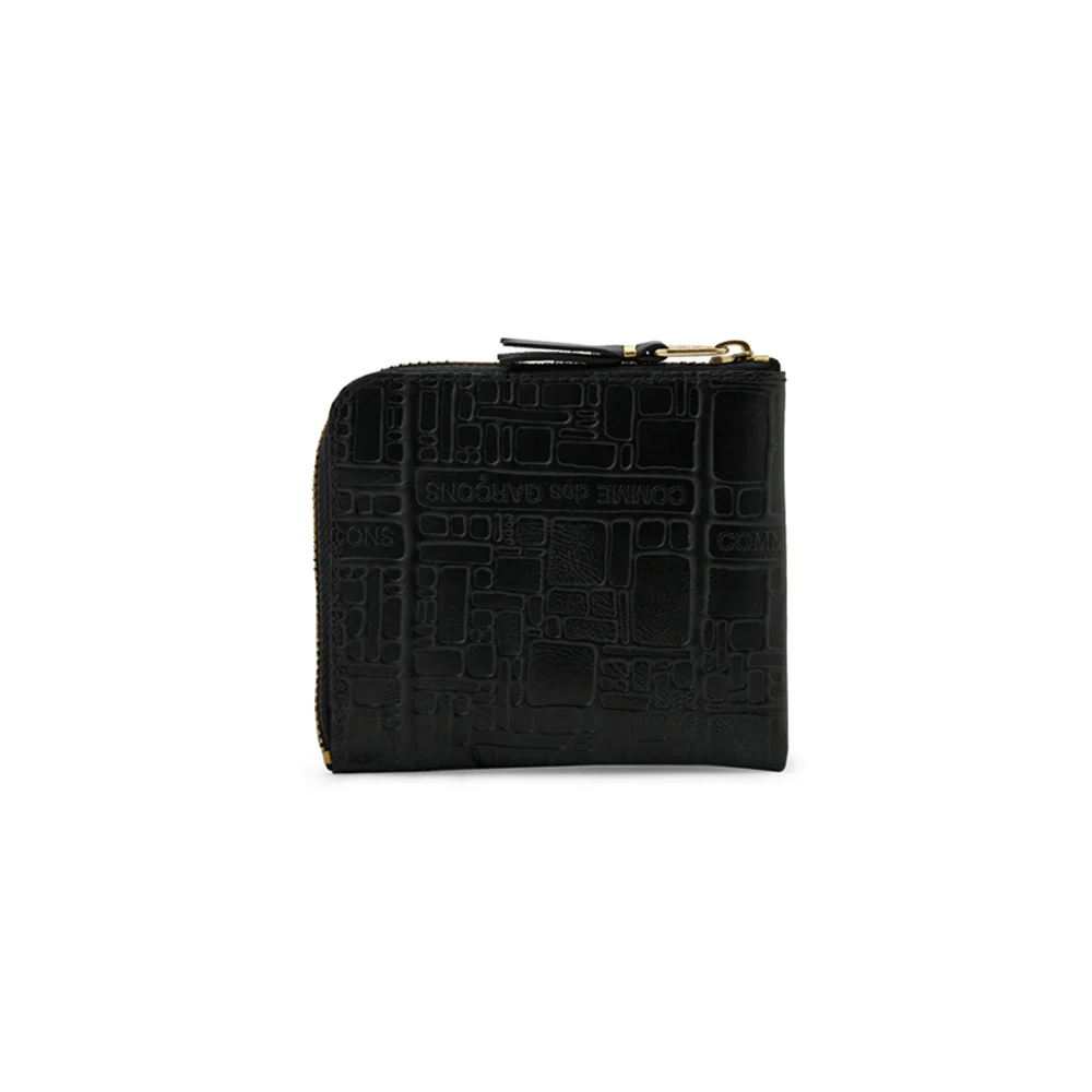 Embossed Logotype Wallet Black 3100EL - Image 2