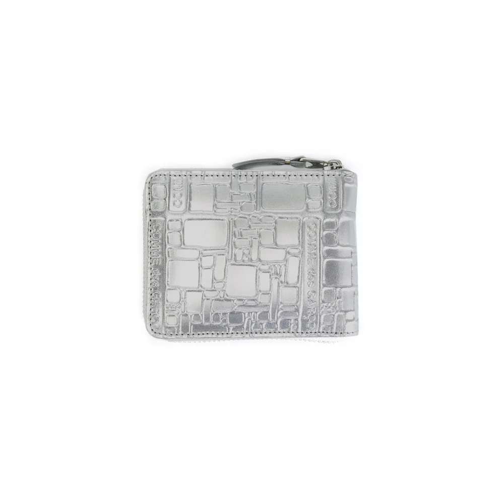 Embossed Logotype Wallet Silver 7100EG - Image 2