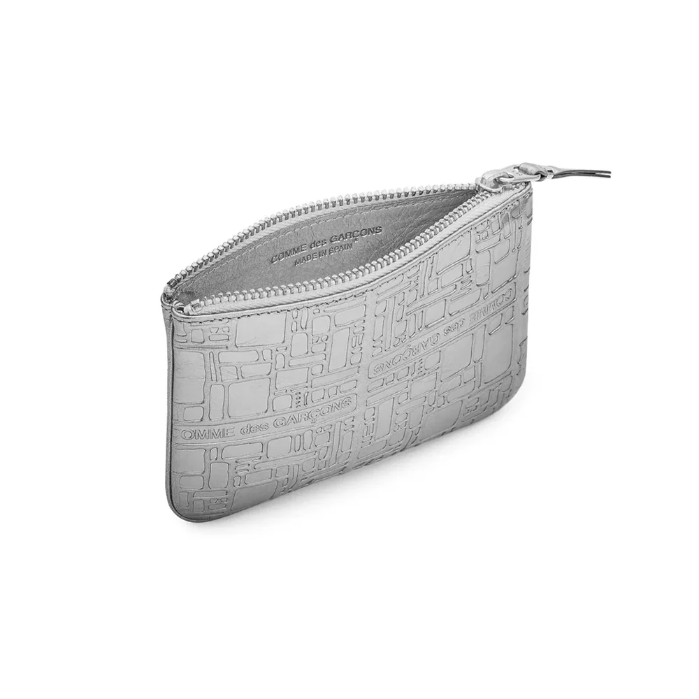 Embossed Logotype Wallet Silver 8100EG - Image 2