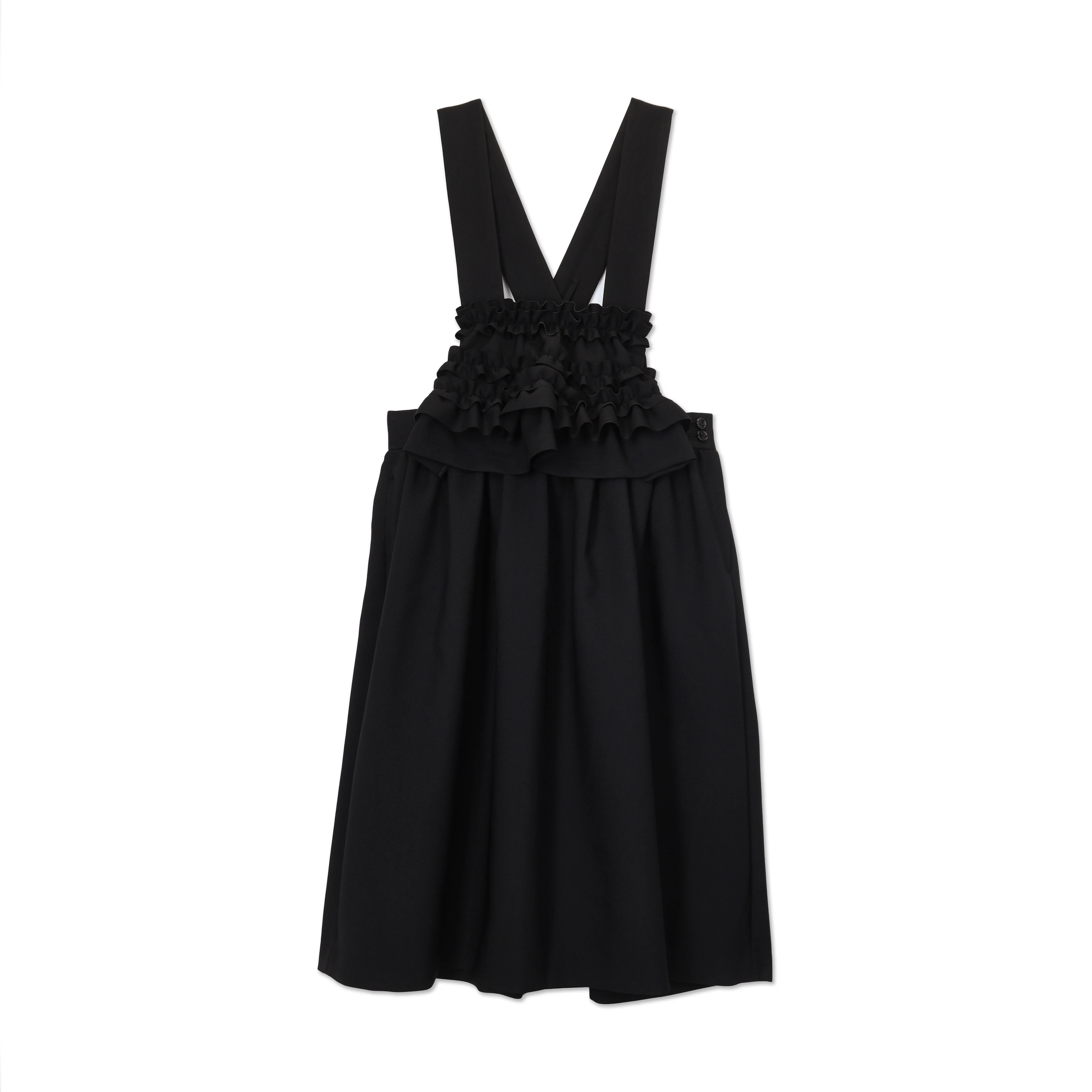 Gathered Frill Trim Pinafore
