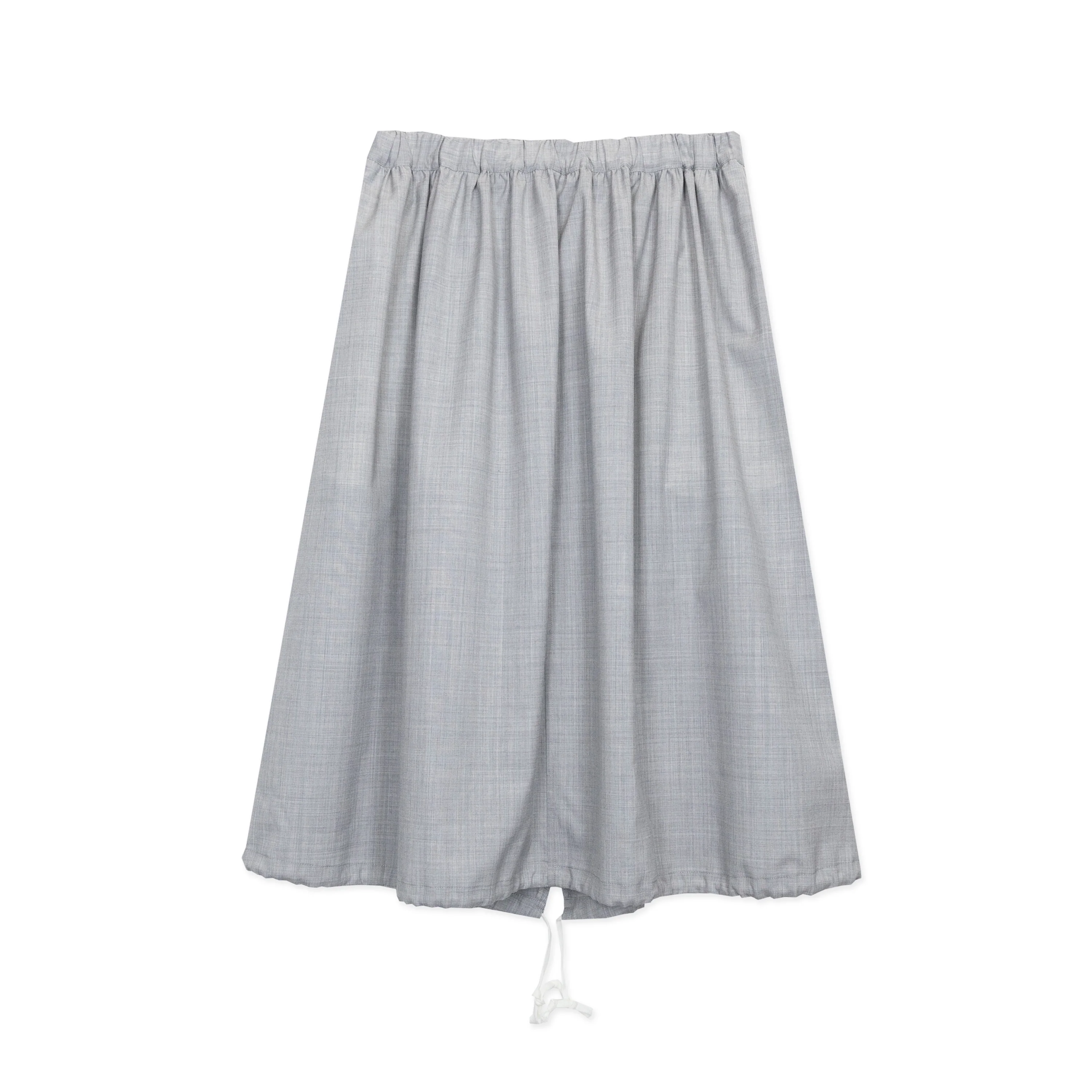 Grey/Pink Gathered Drawstring Skirt
