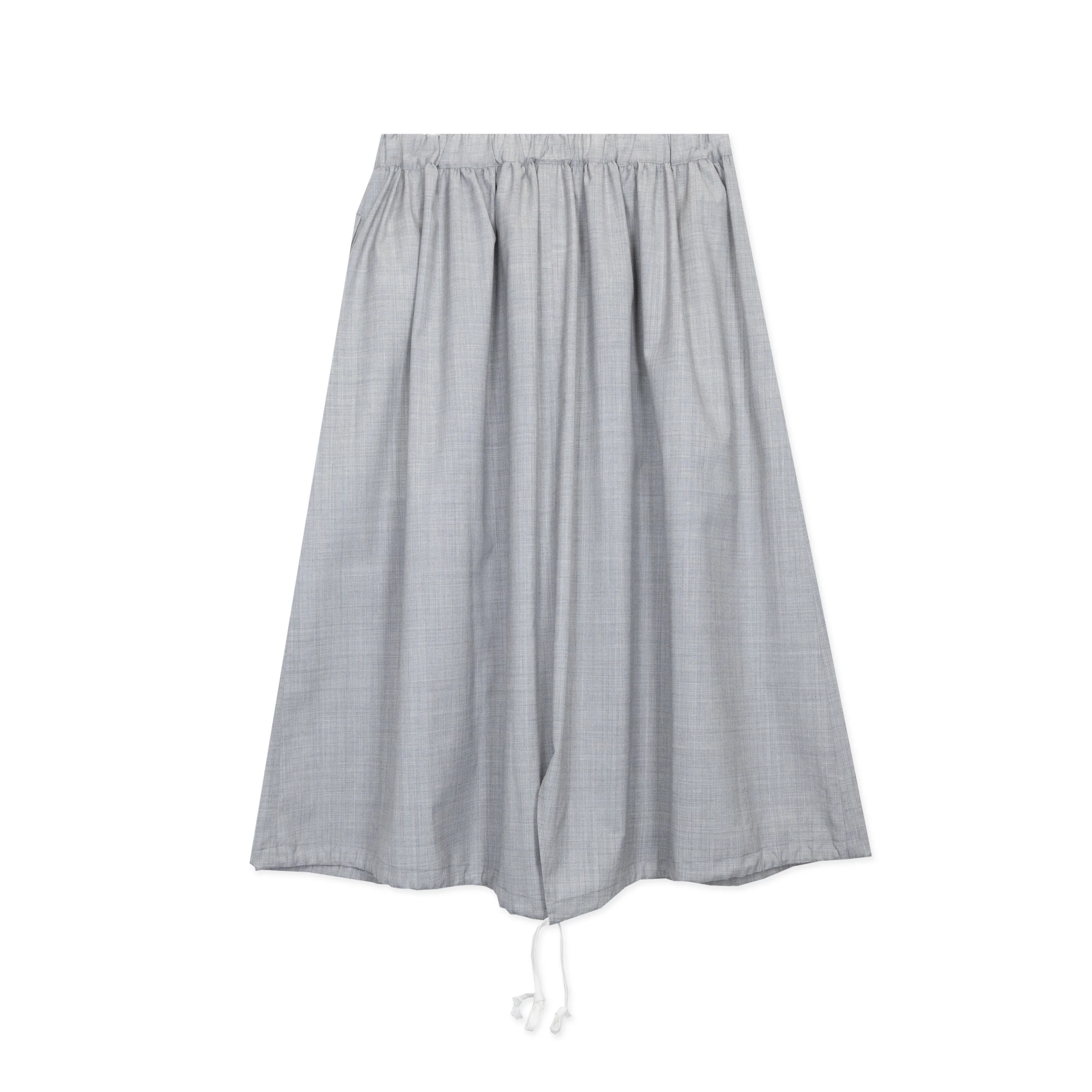 Grey/Pink Gathered Drawstring Skirt - Image 2