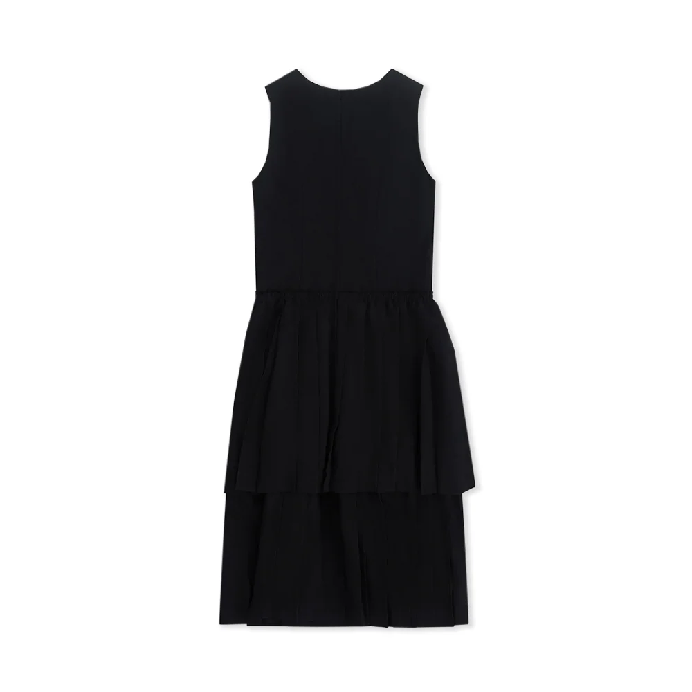 Layered Knife Pleat dress - Image 2