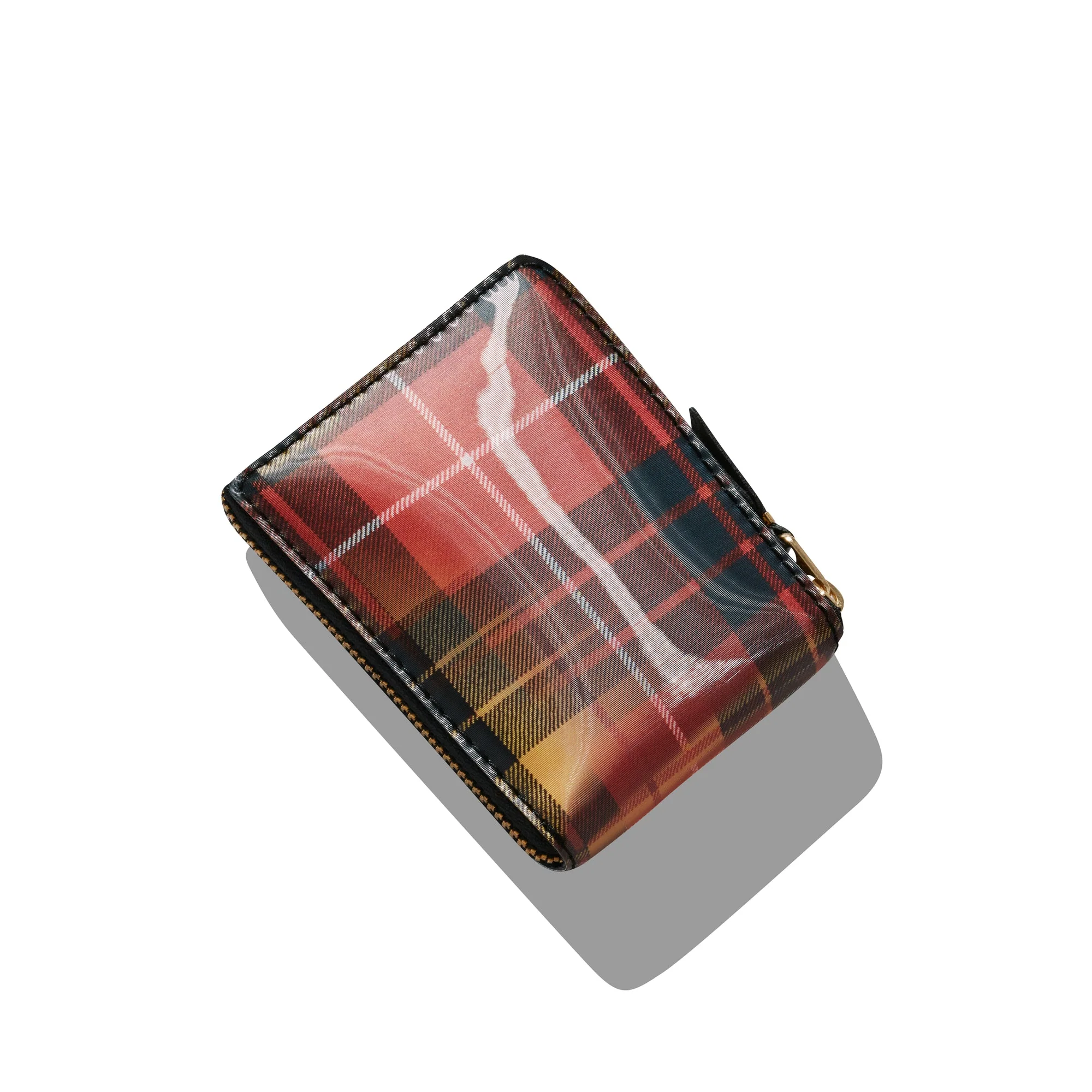 Lenticular Tartan Group Wallet Red/Yellow 7100LTRY - Image 3