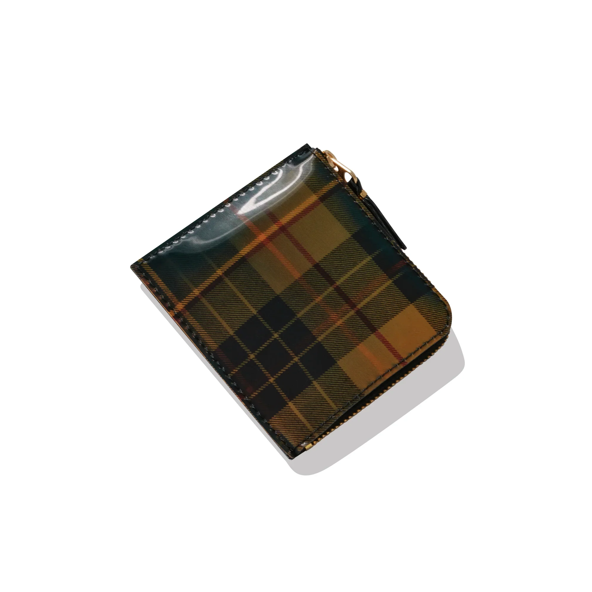 Lenticular Tartan Group Wallet Yellow/Green 3100LTYG - Image 3