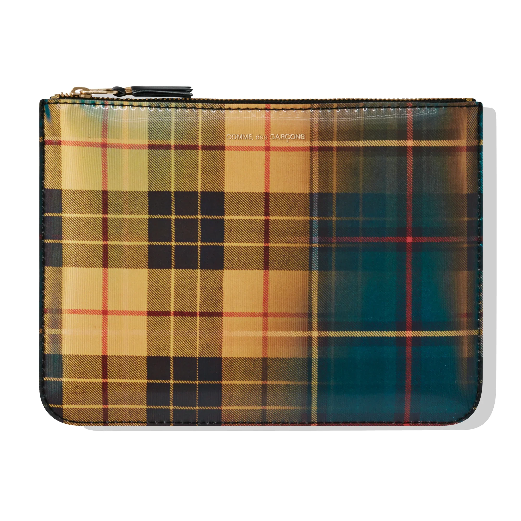 Lenticular Tartan Group Wallet Yellow/Green 5100LTYG