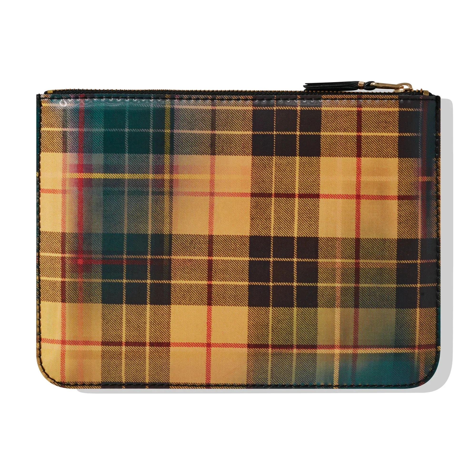 Lenticular Tartan Group Wallet Yellow/Green 5100LTYG - Image 2