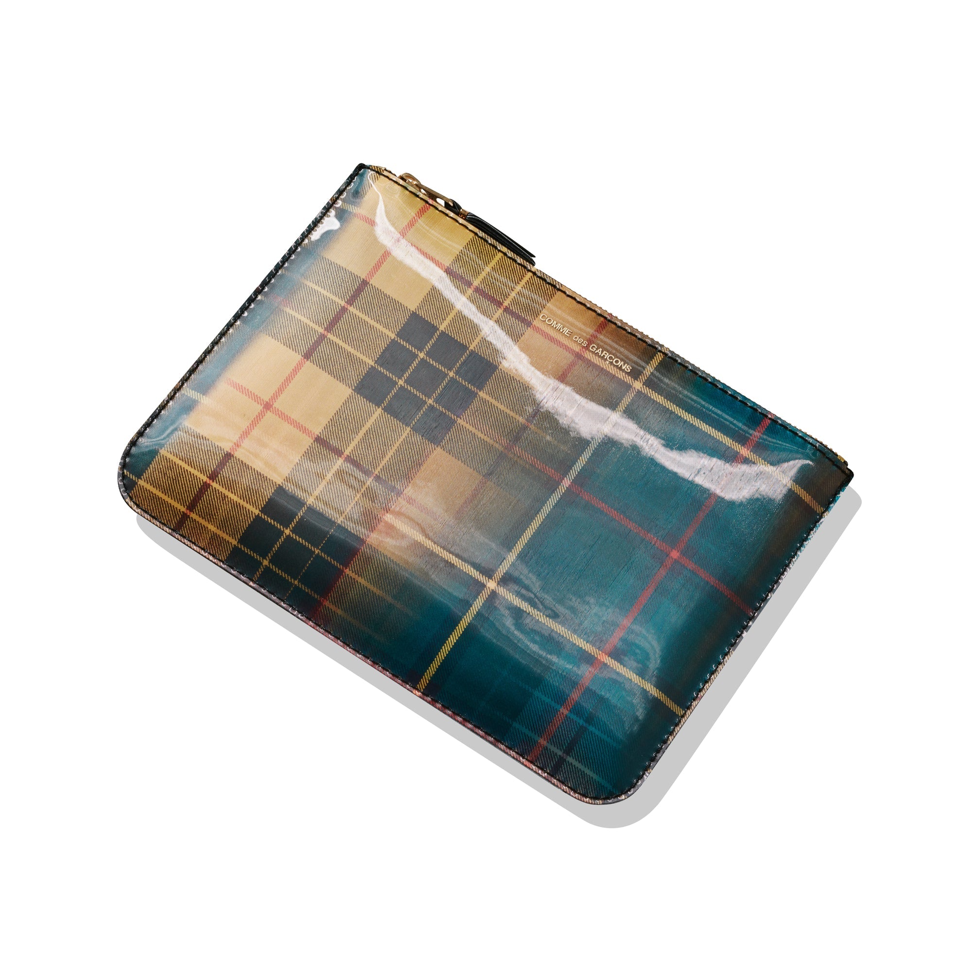 Lenticular Tartan Group Wallet Yellow/Green 5100LTYG - Image 3