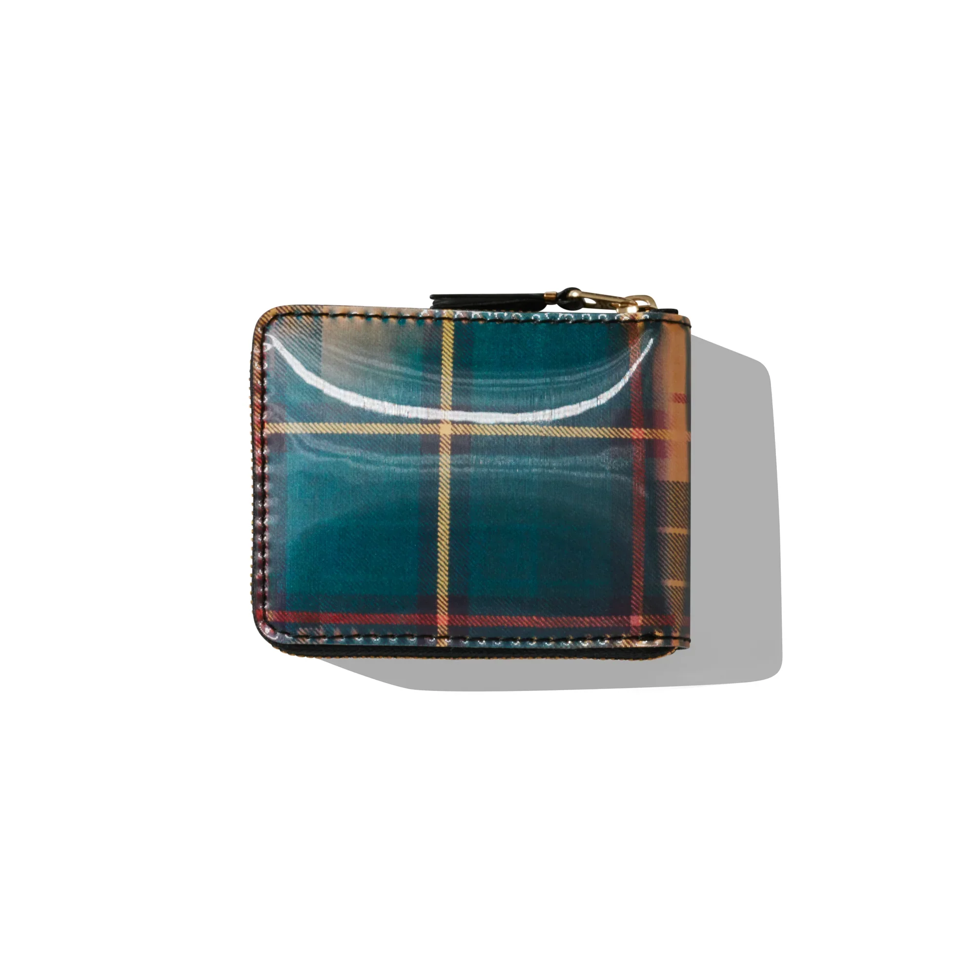 Lenticular Tartan Group Wallet Yellow/Green 7100LTYG - Image 2