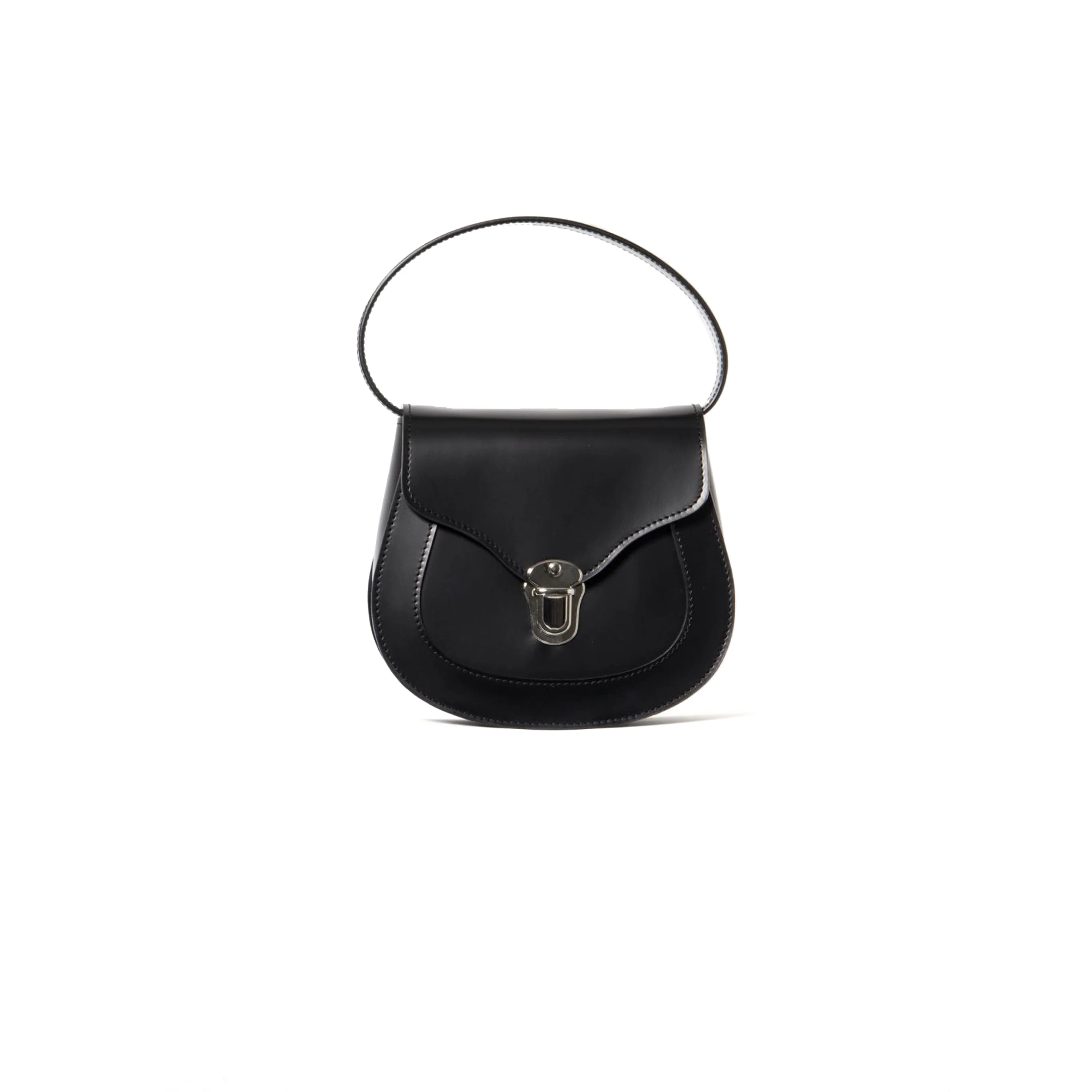 Small Glass Leather Clasp Bag