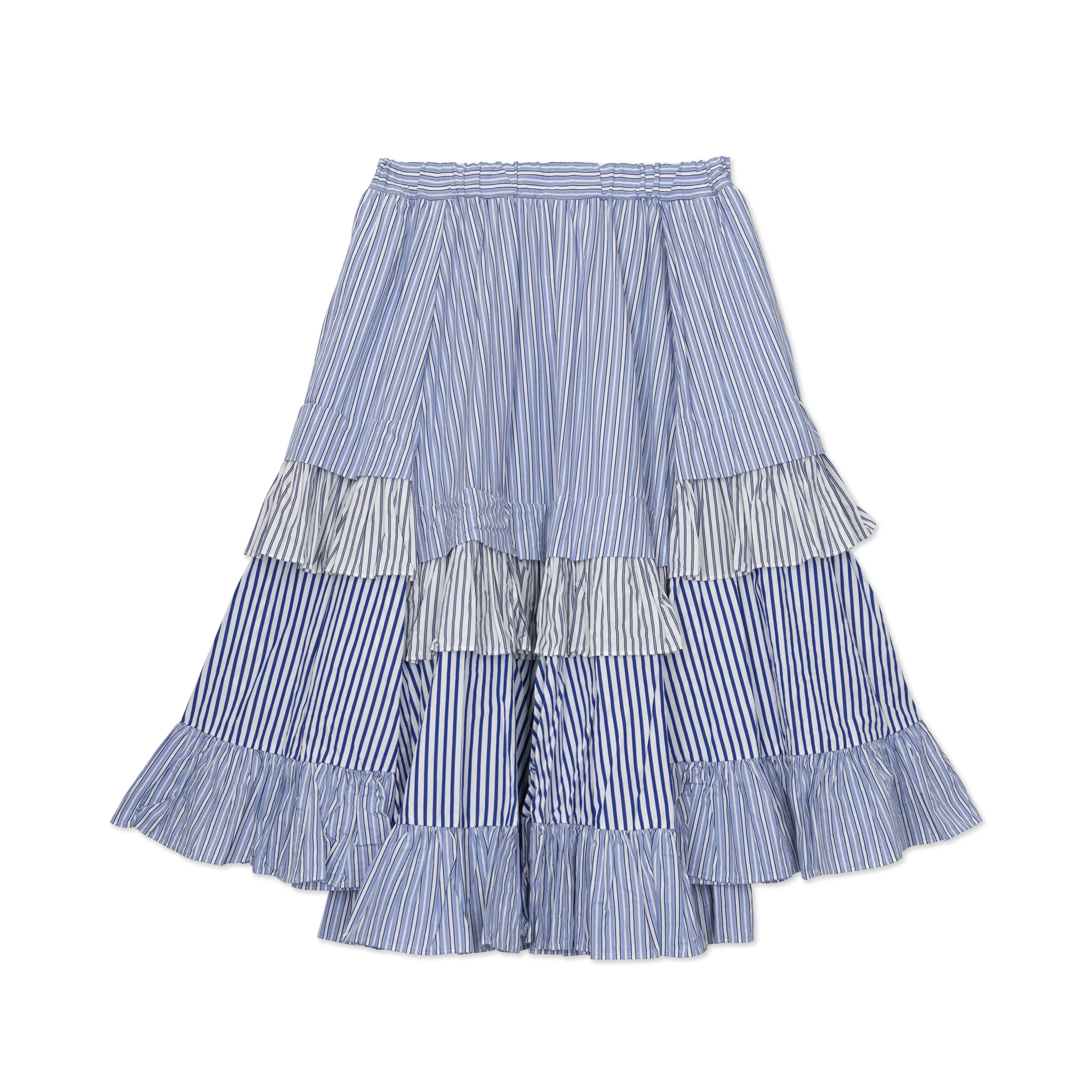 Multi-Striped Frill Skirt - Image 2