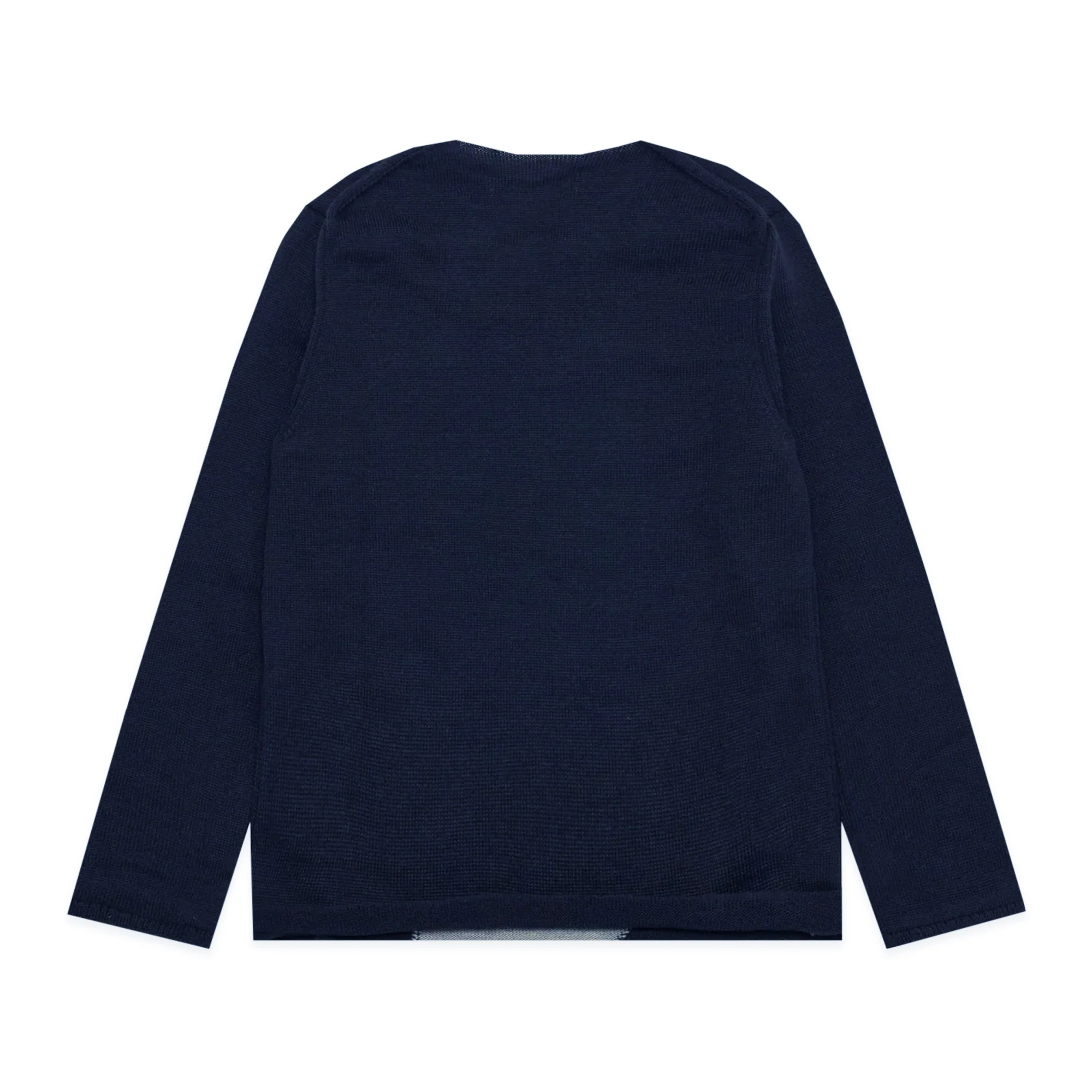 Navy/Grey Cross Graphic Knit - Image 2