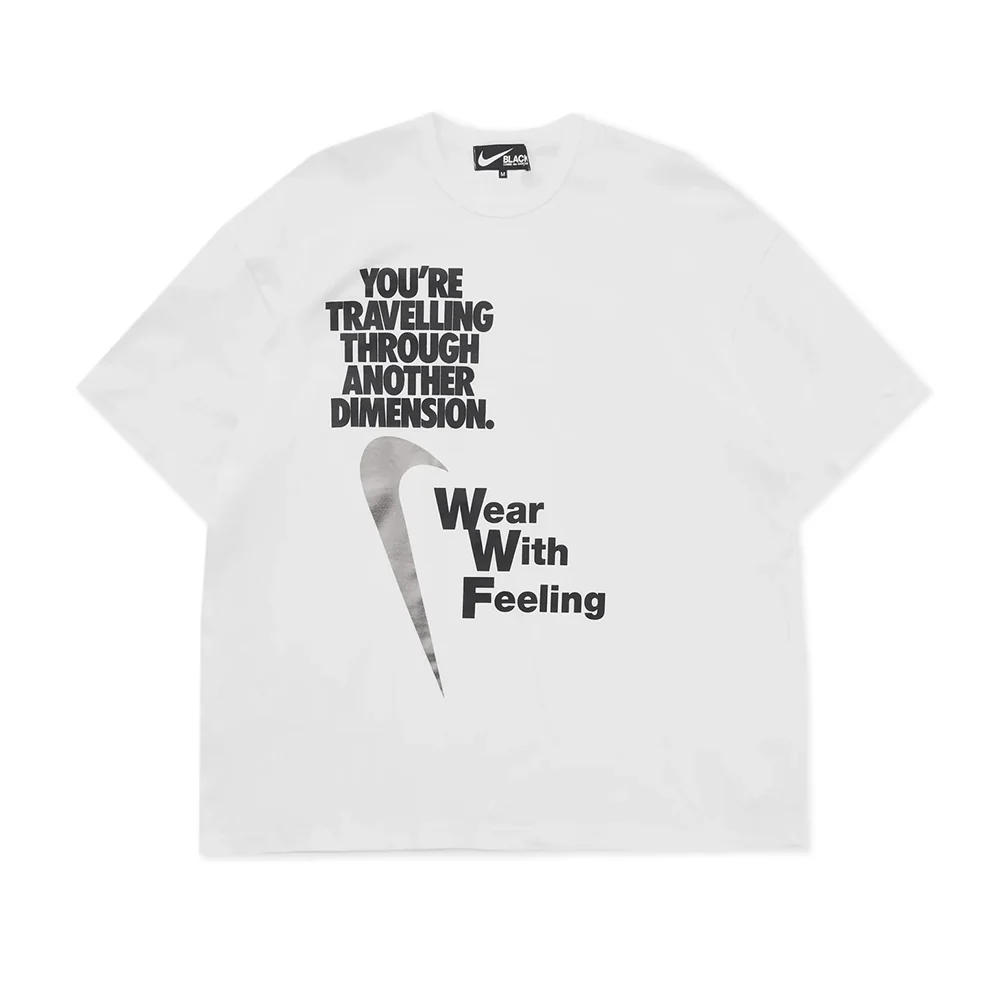 NIKE Oversized Message T-Shirt White
