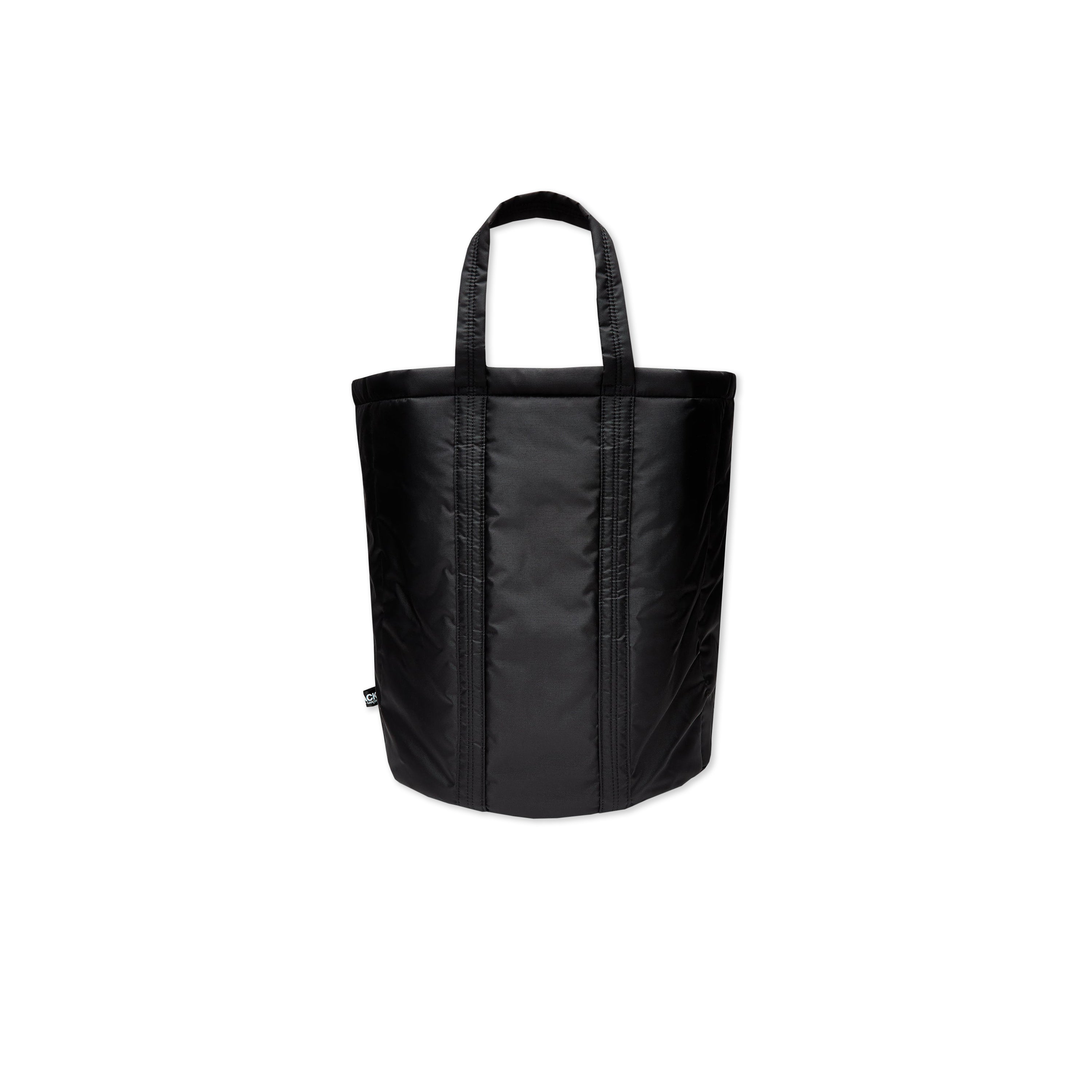 Nylon Padded Bucket Bag Small