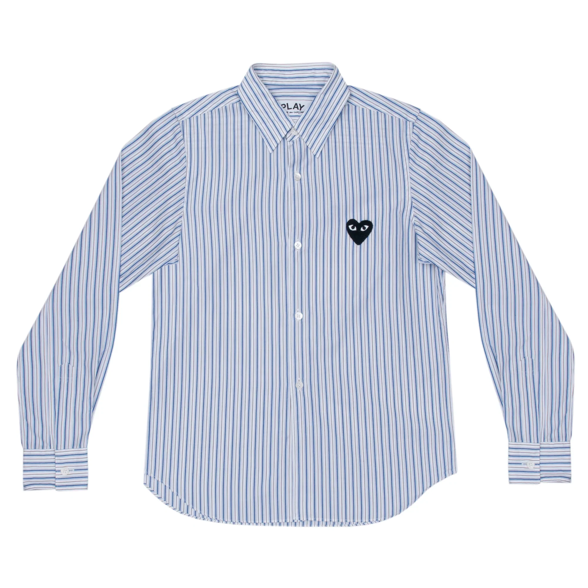PLAY Striped Shirt Black Emblem