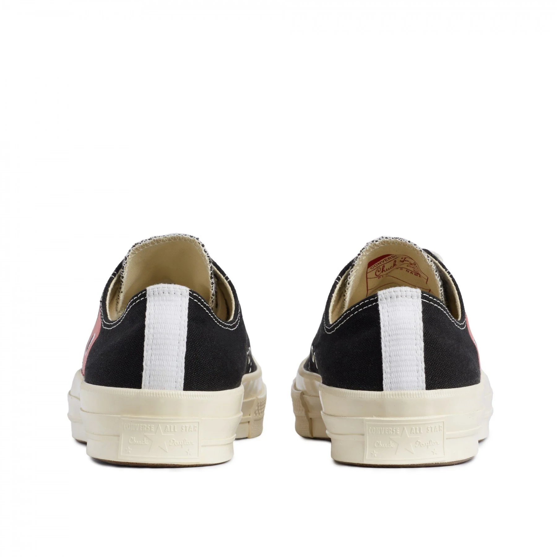 Converse Big Heart Low Top (Black) - Image 3