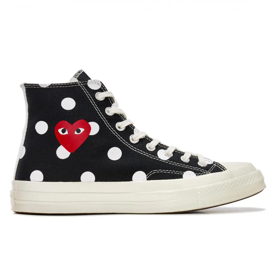 Converse Polka Dot High Top (Black)