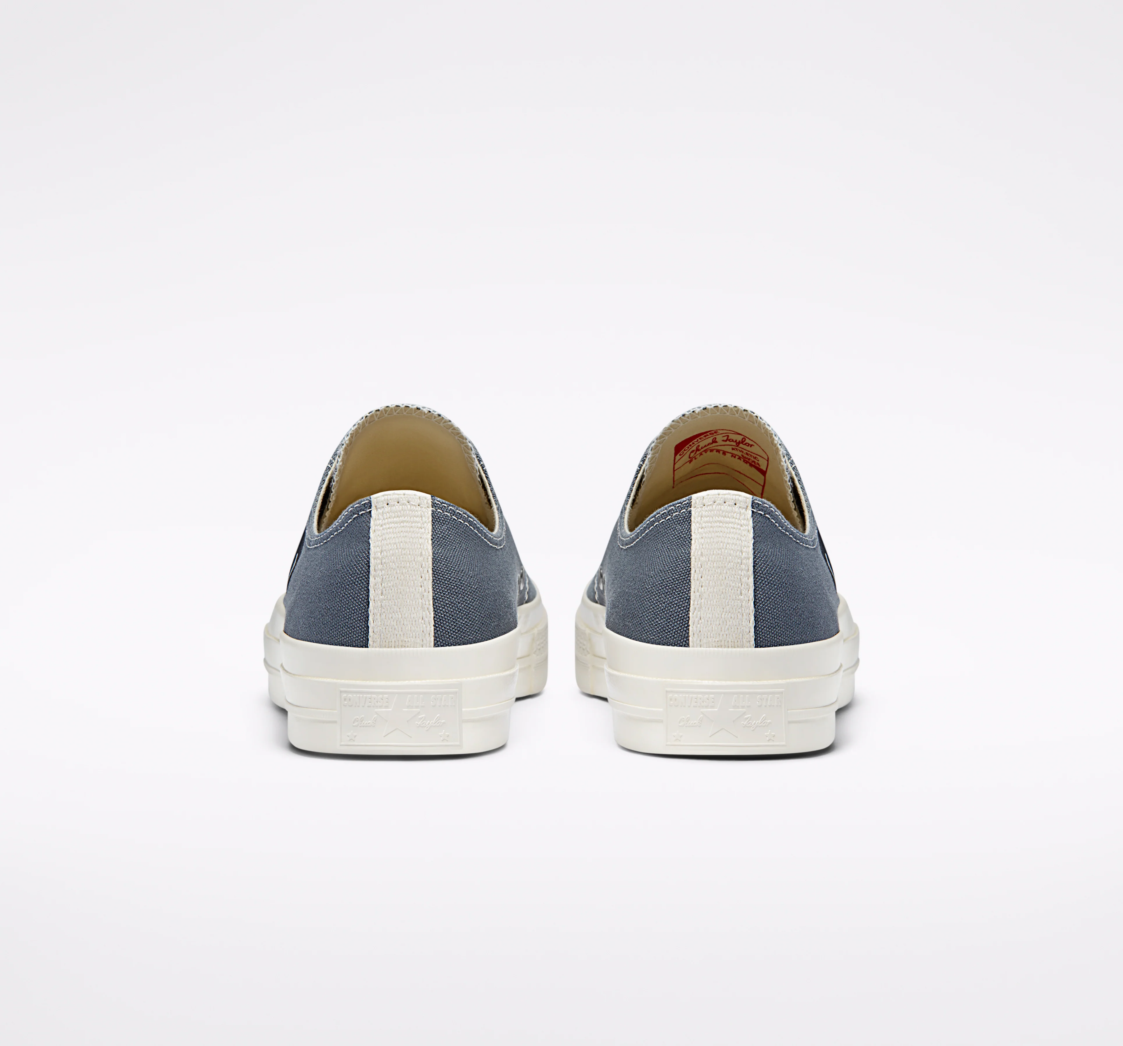 Converse Black Heart Grey Low Top - Image 6